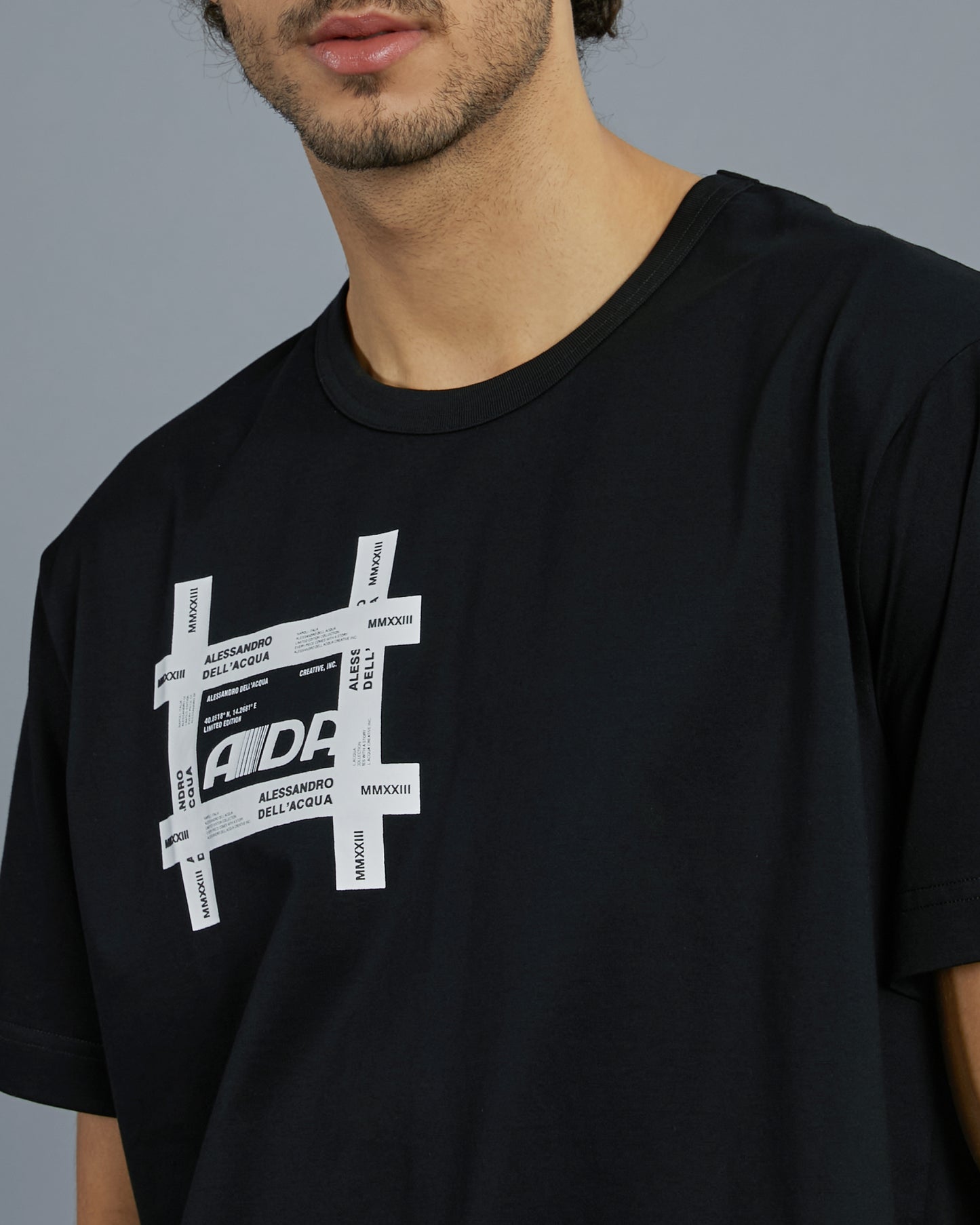 Typographical ADA Print T-Shirt
