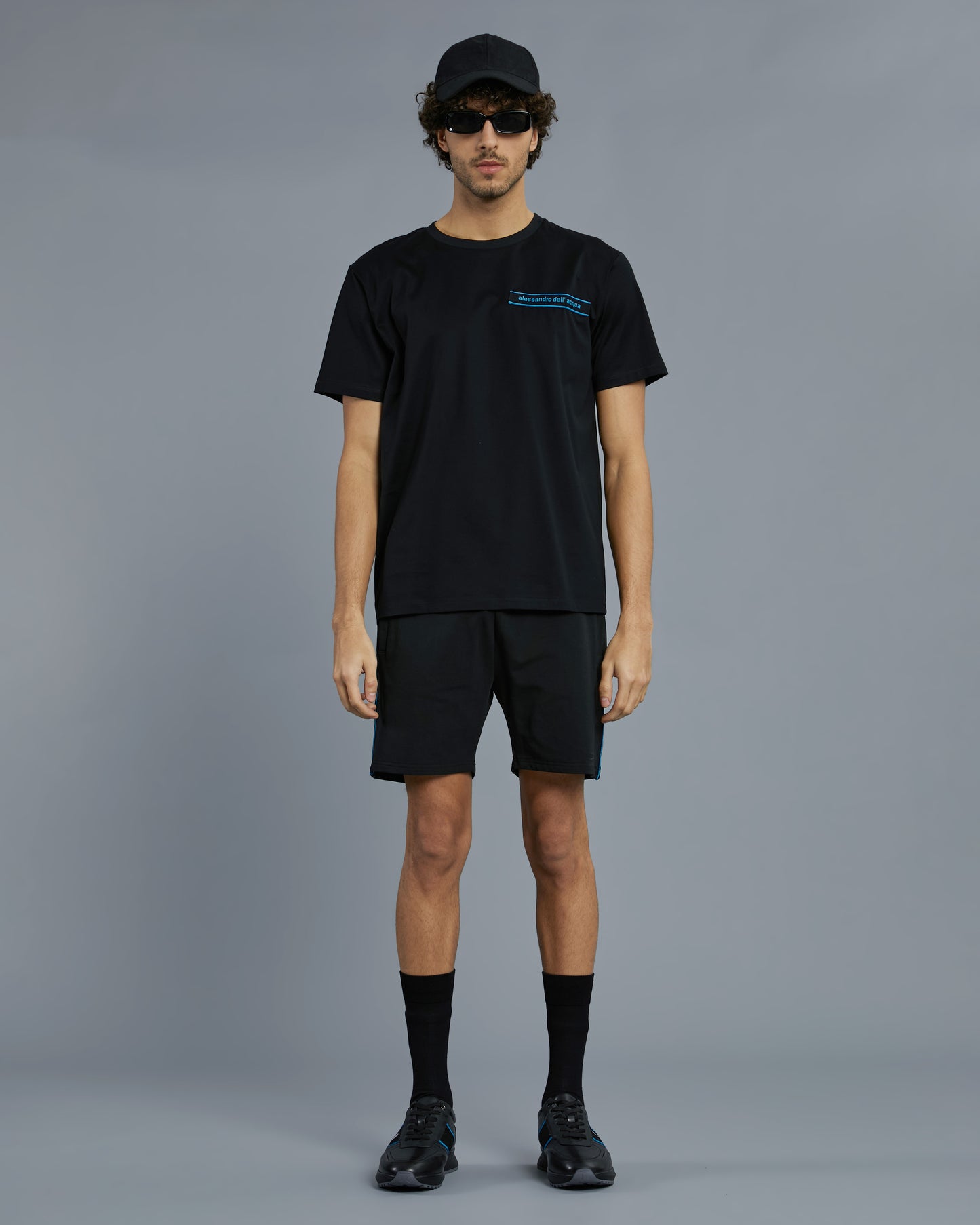 Contrasting Brand Tape T-Shirt