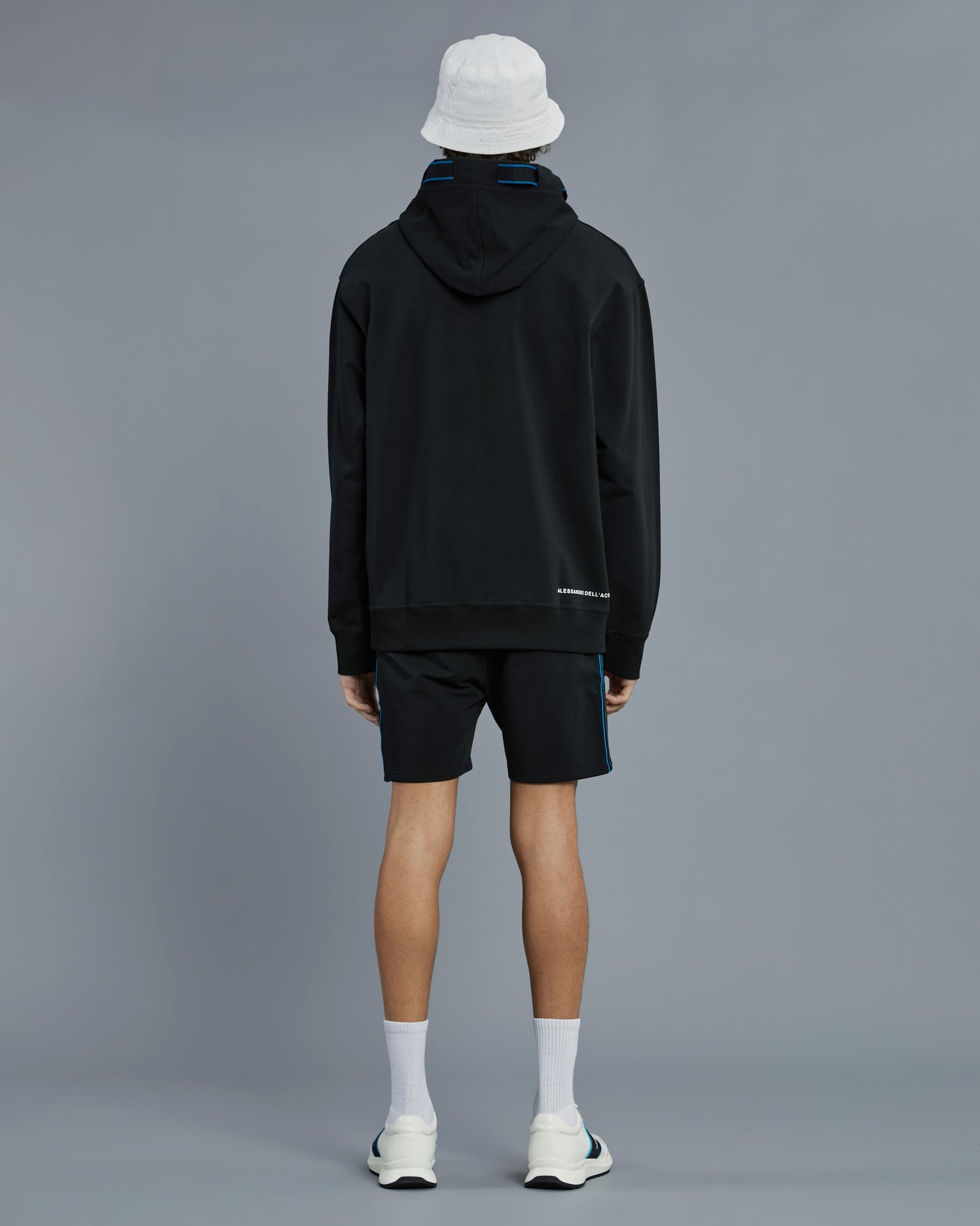 Brand Tape Hoodie Jacket