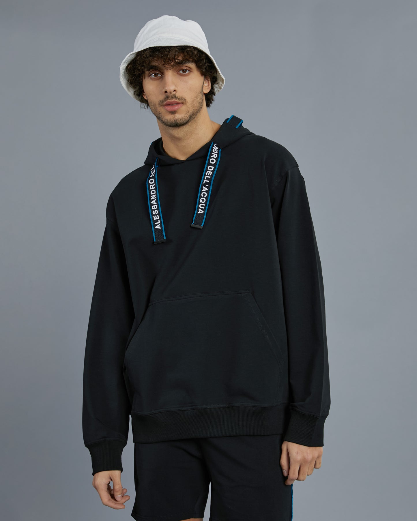 Brand Tape Hoodie Jacket