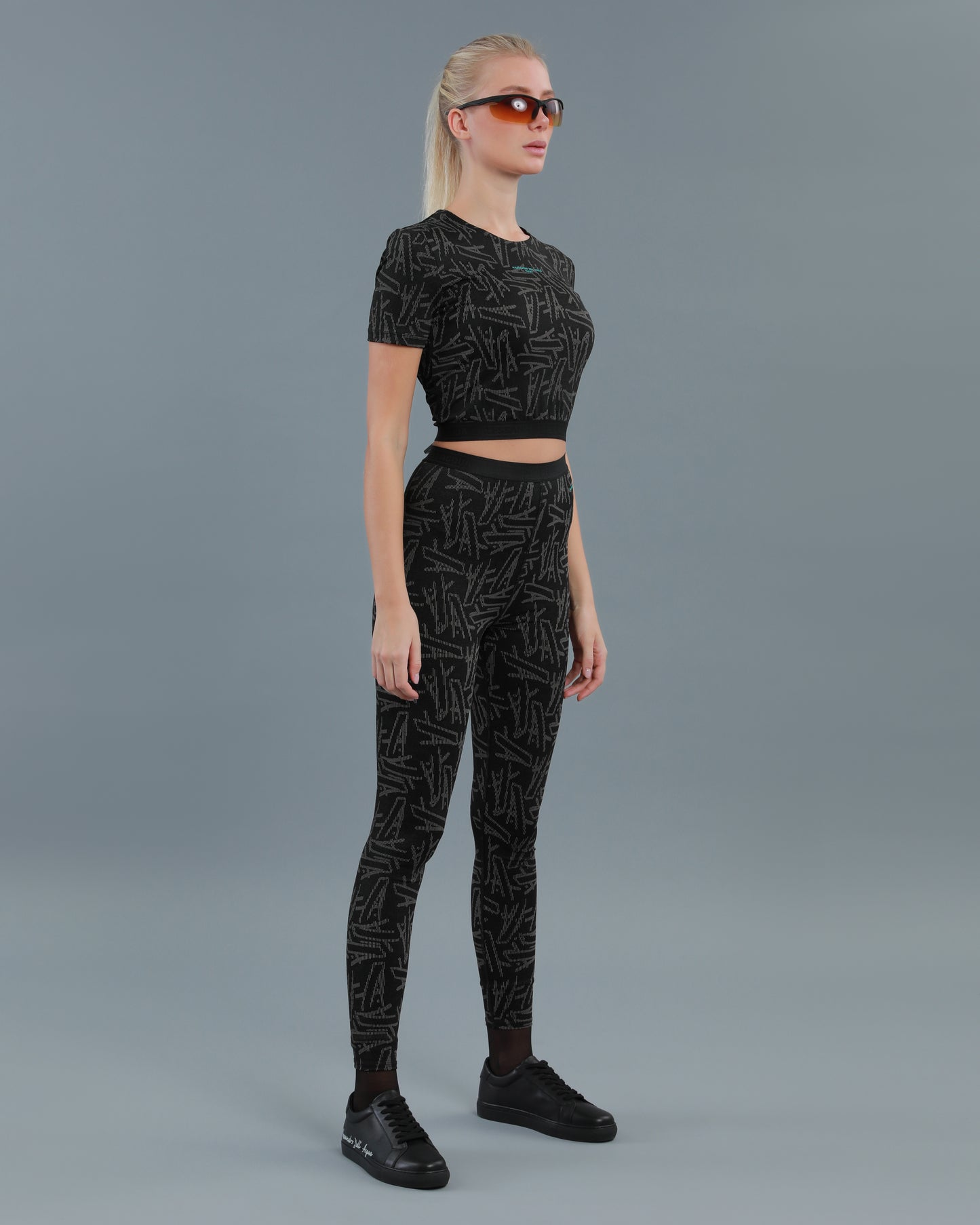 Monogram Printed Leggings