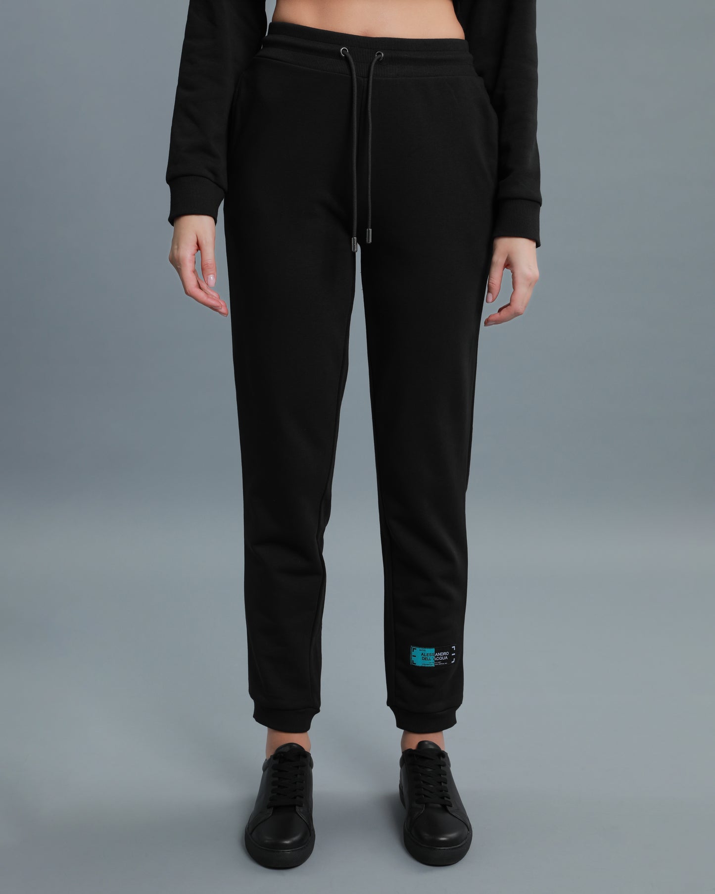 Bi-Color Patch Tracksuit Set