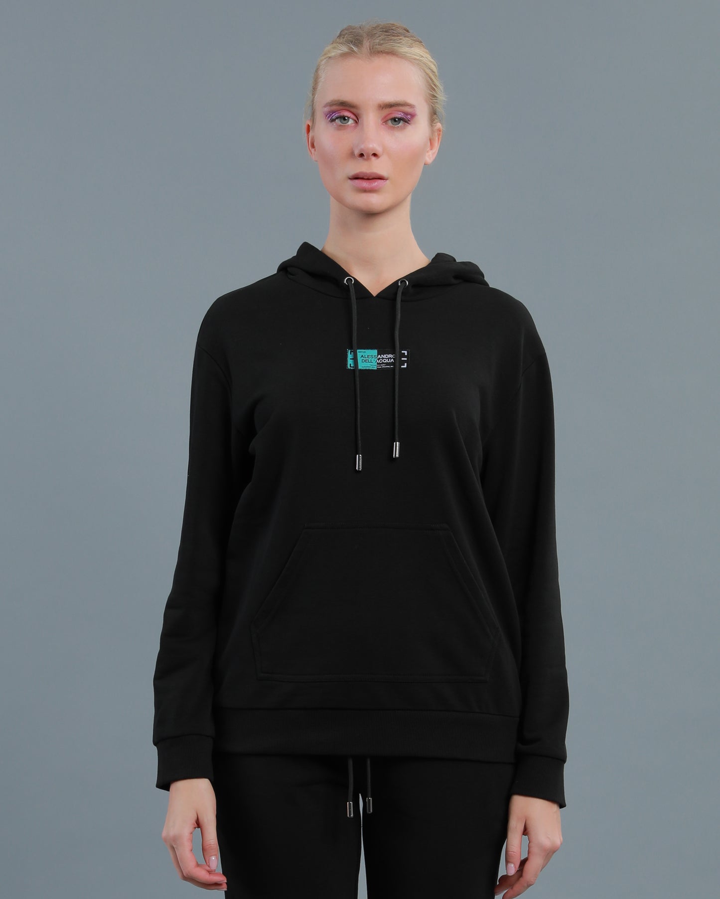 Bi-Color Patch Tracksuit Set