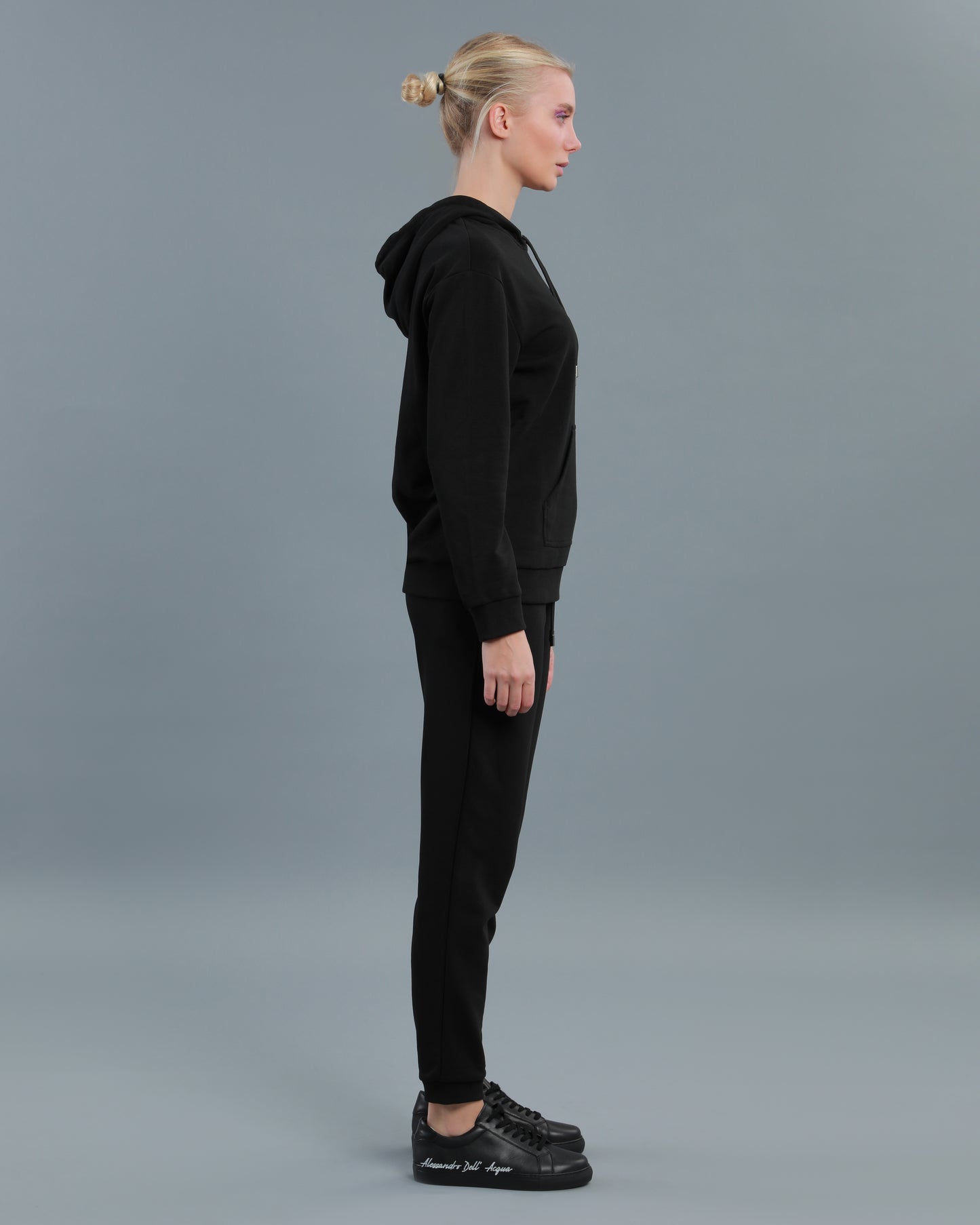 Bi-Color Patch Tracksuit Set