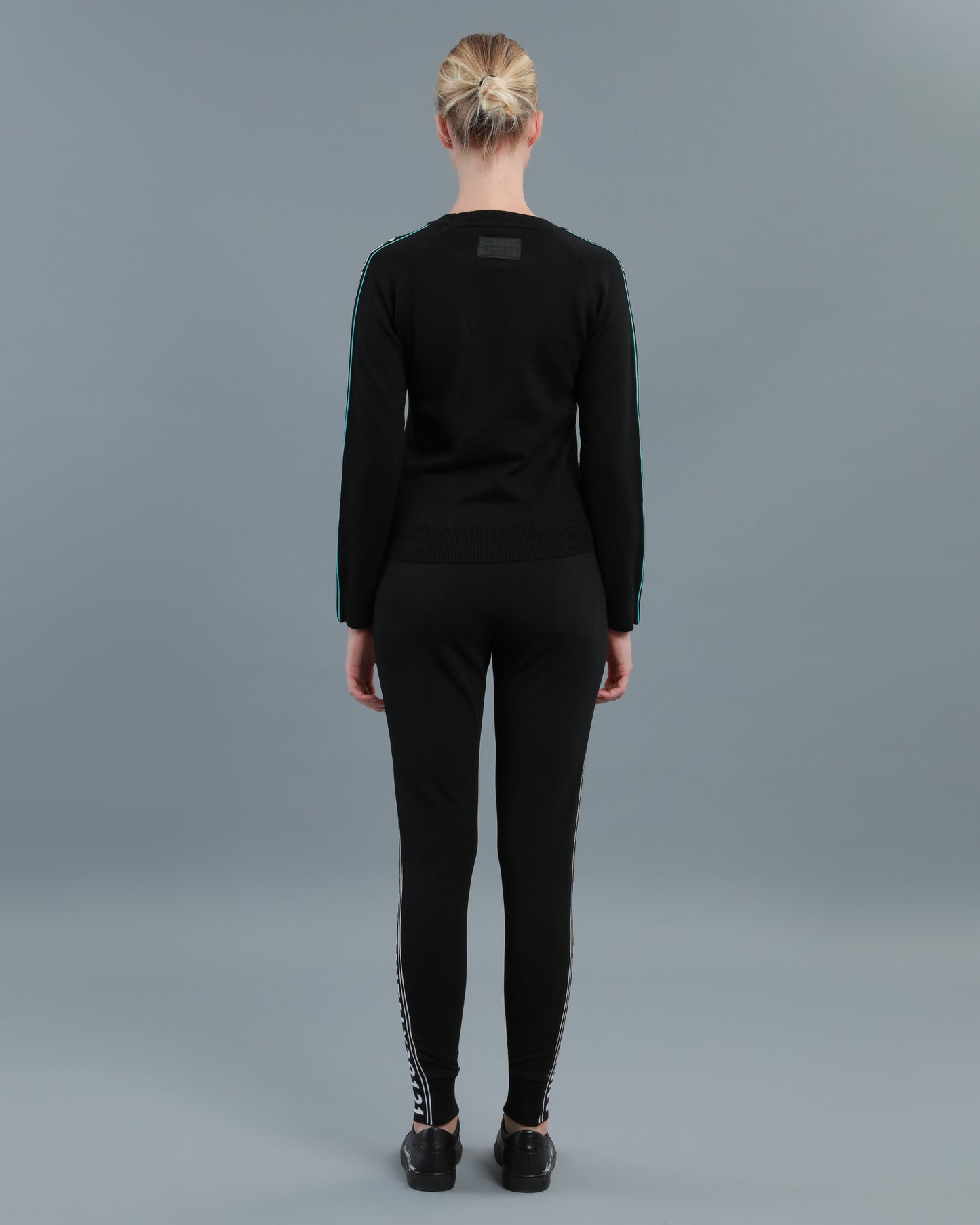 Logo Tape Knitted Sweater