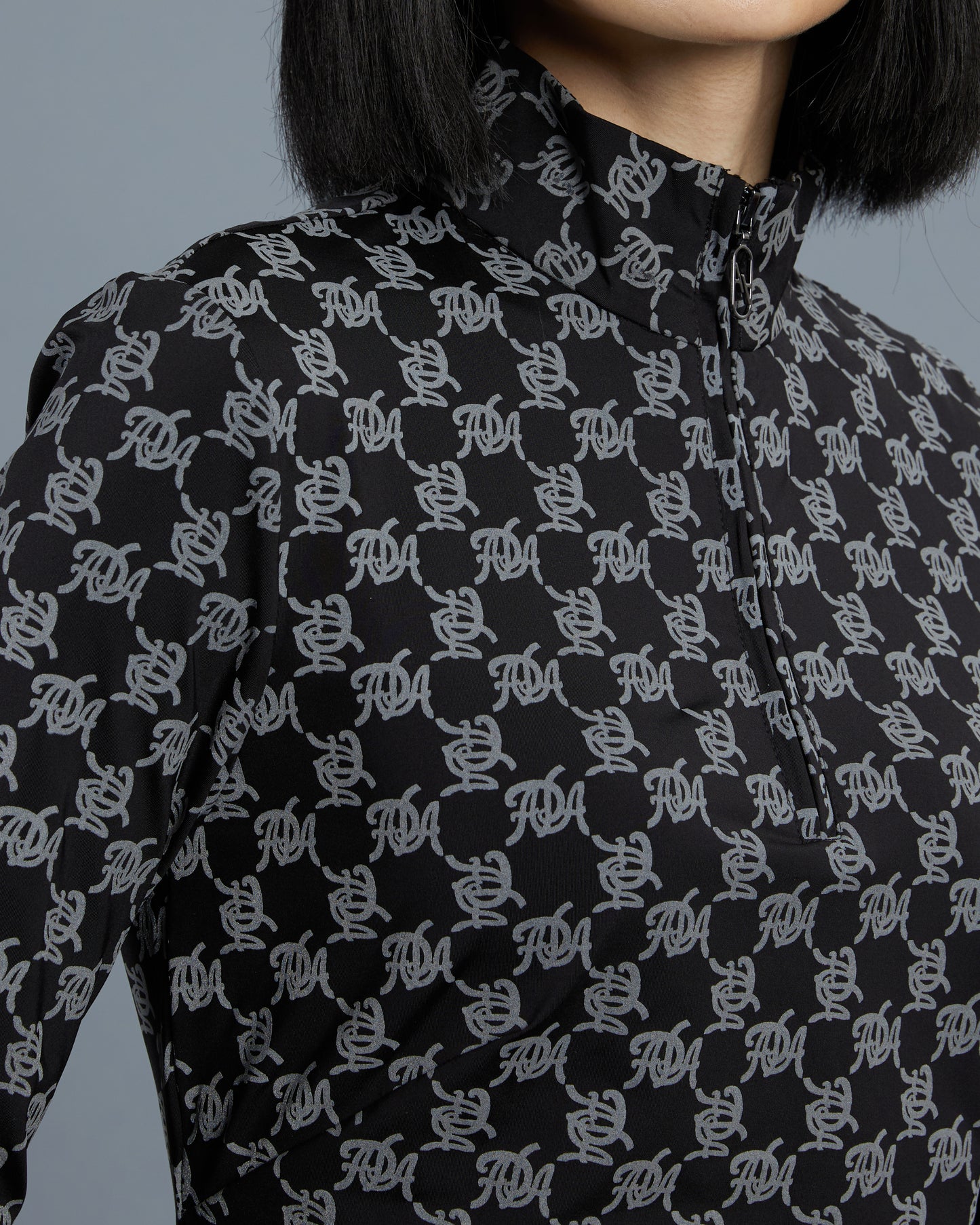 ADA Patterned Long Sleeve Dress