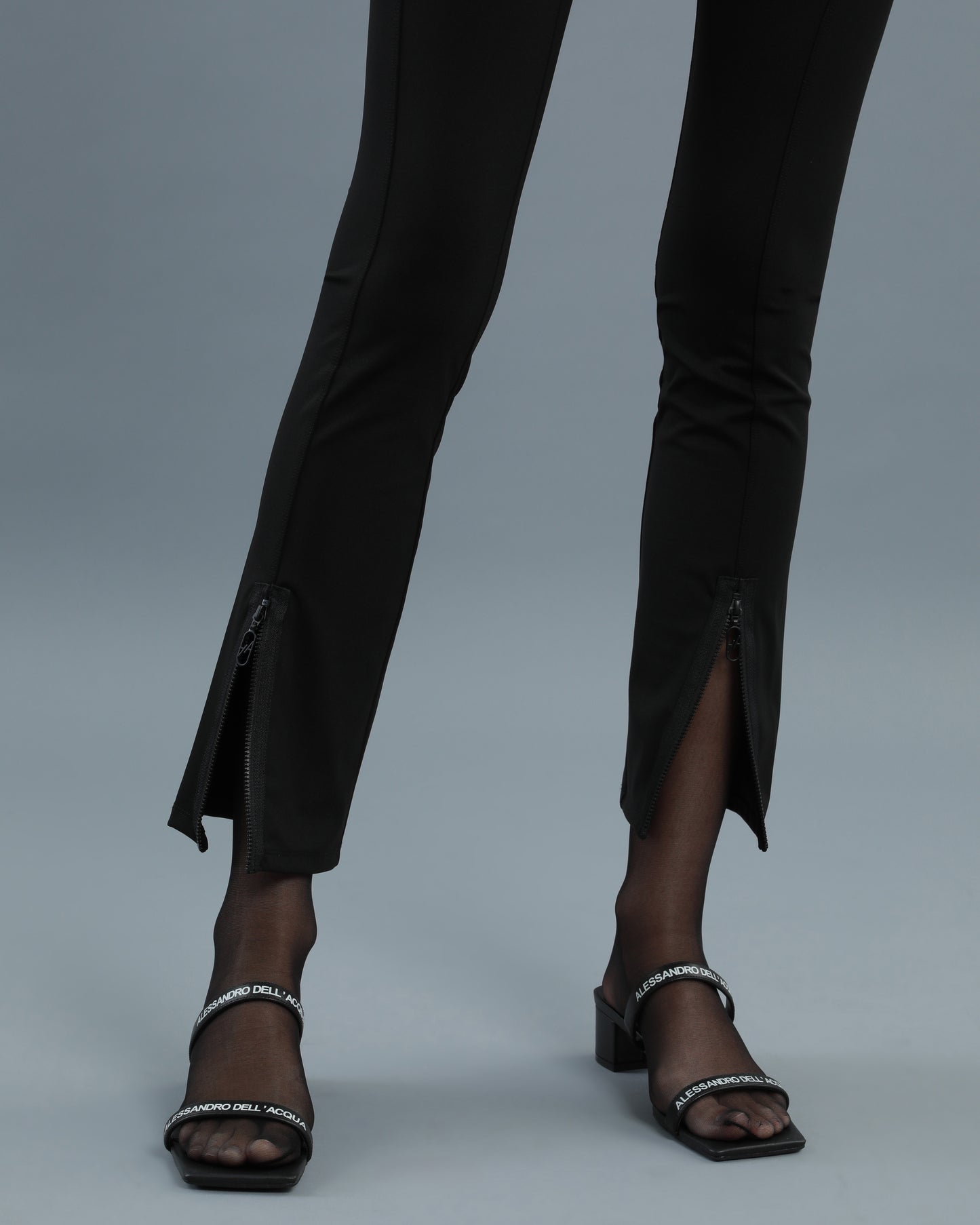 Logo Band Zipped Leggings