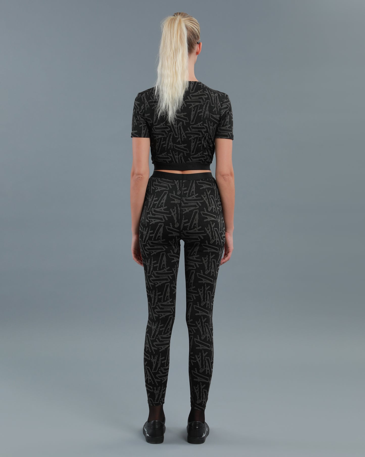 Monogram Printed Leggings