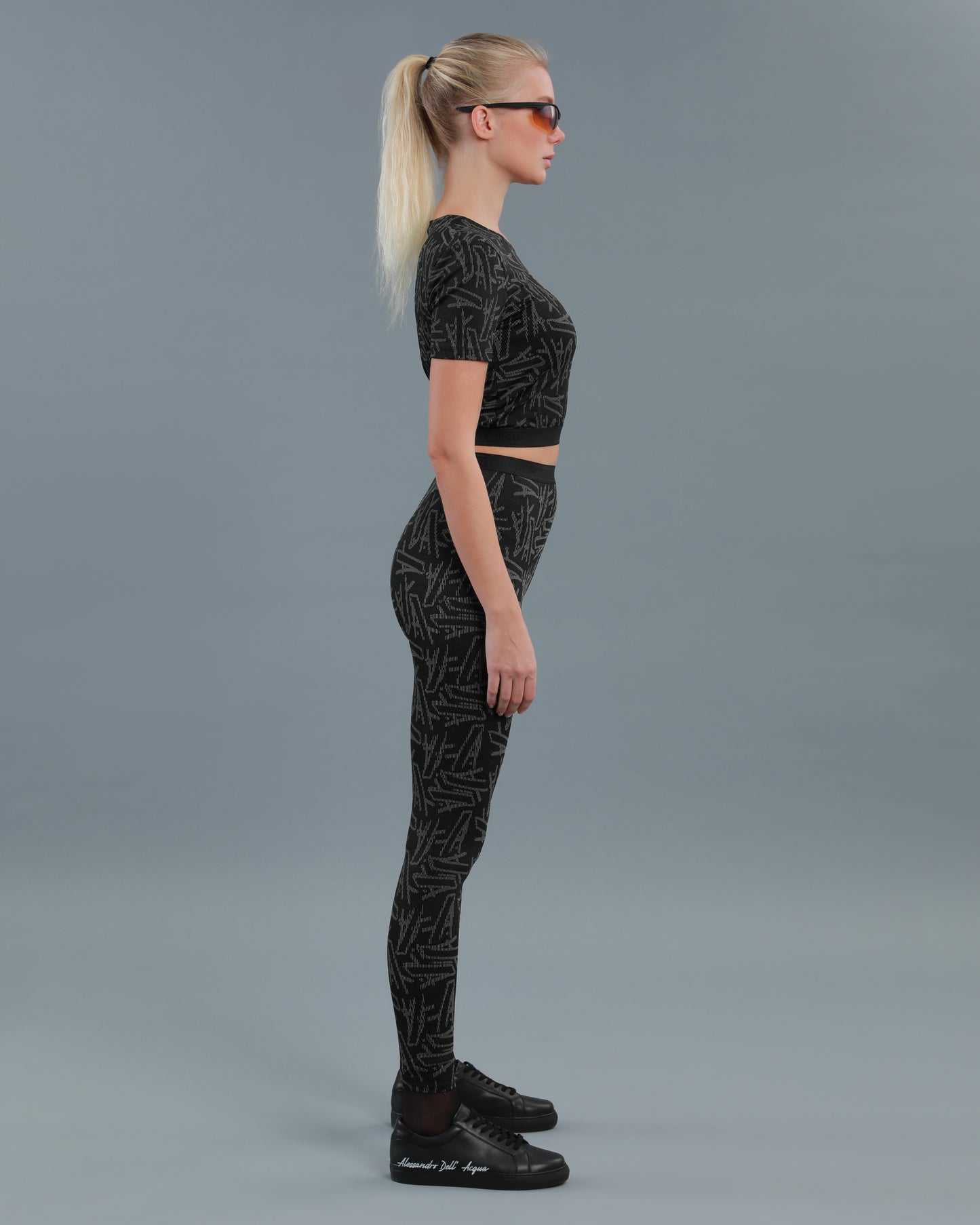 Monogram Printed Leggings