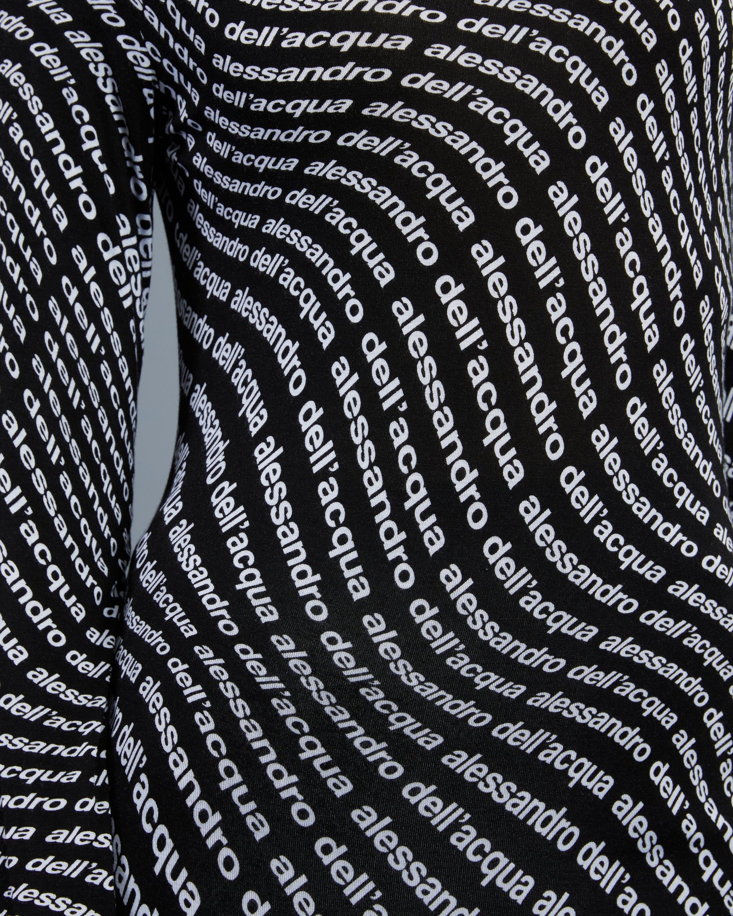 All-Over Brand Print Top