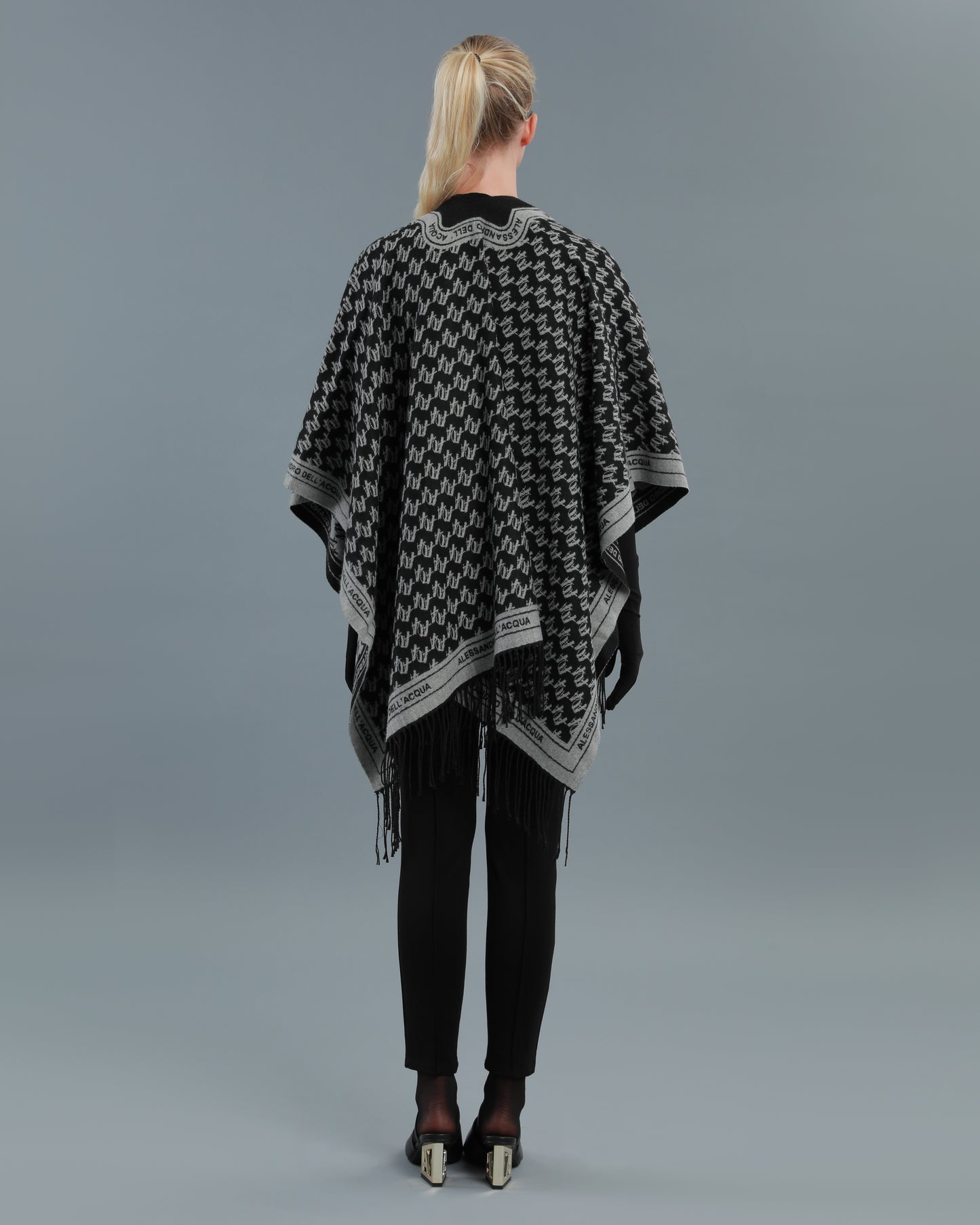 ADA Fringed Poncho