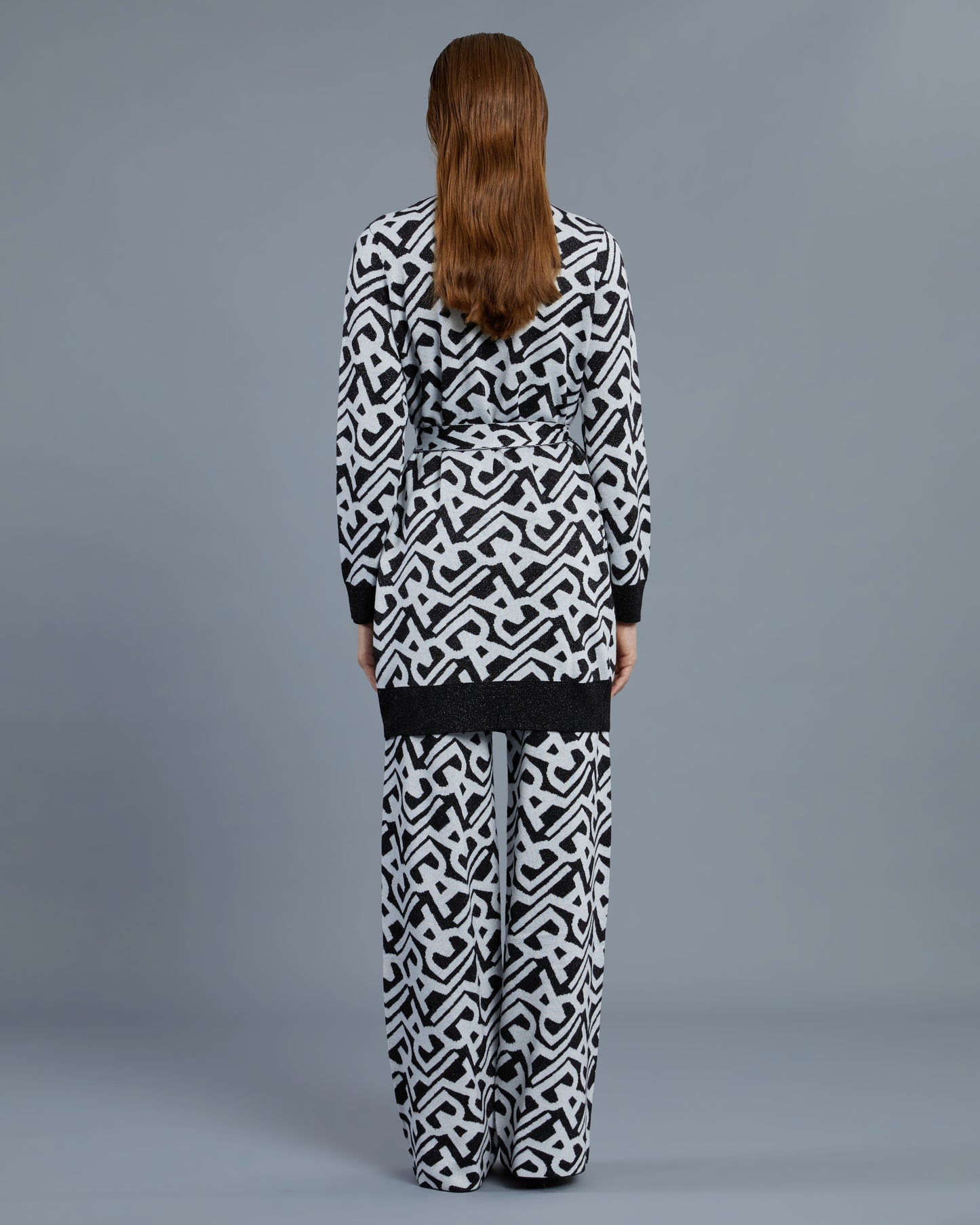 Metallic Patterned Cardigan