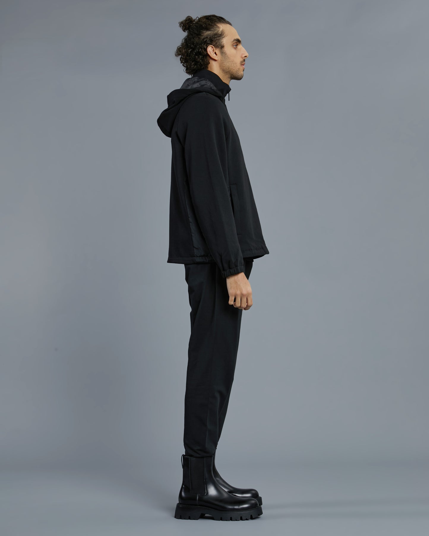 Detachable Hood Track Jacket
