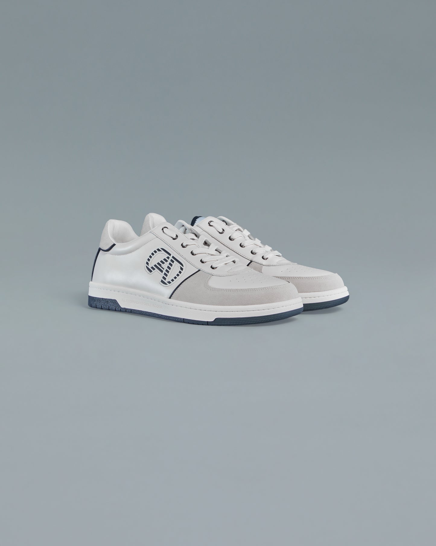 Suede Paneled Sneakers