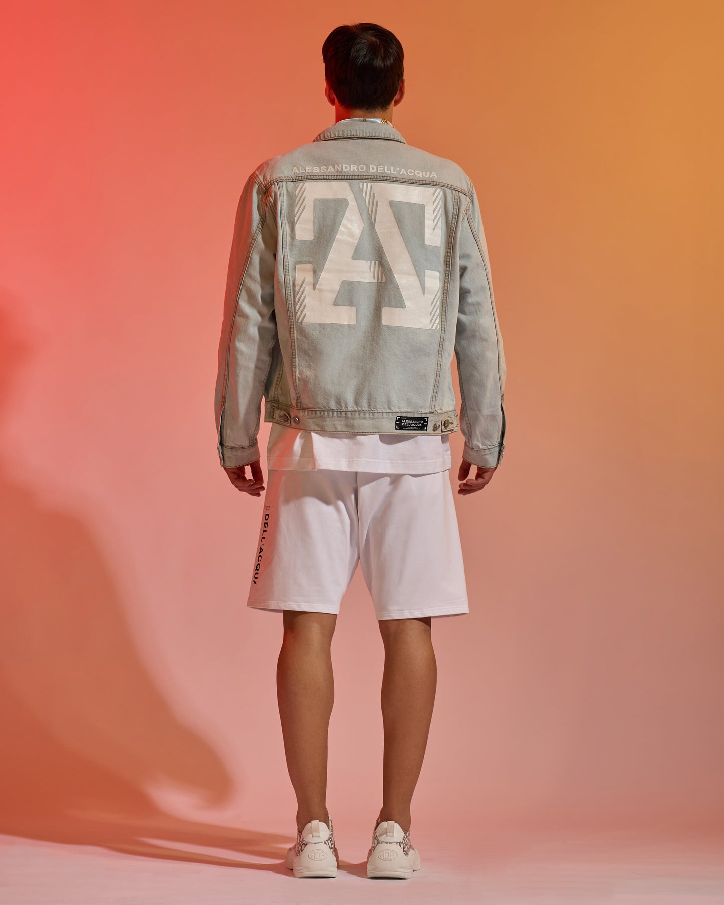 ADA Logo Light Washed Denim Jacket