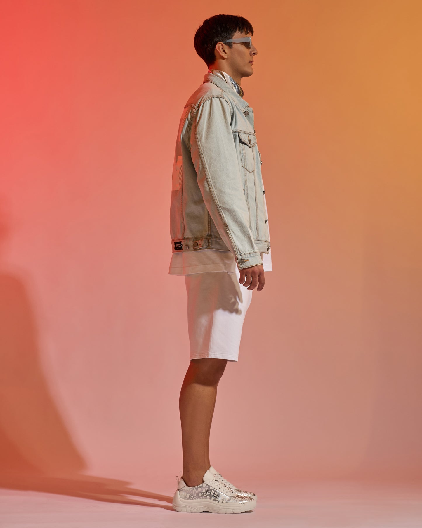 ADA Logo Light Washed Denim Jacket