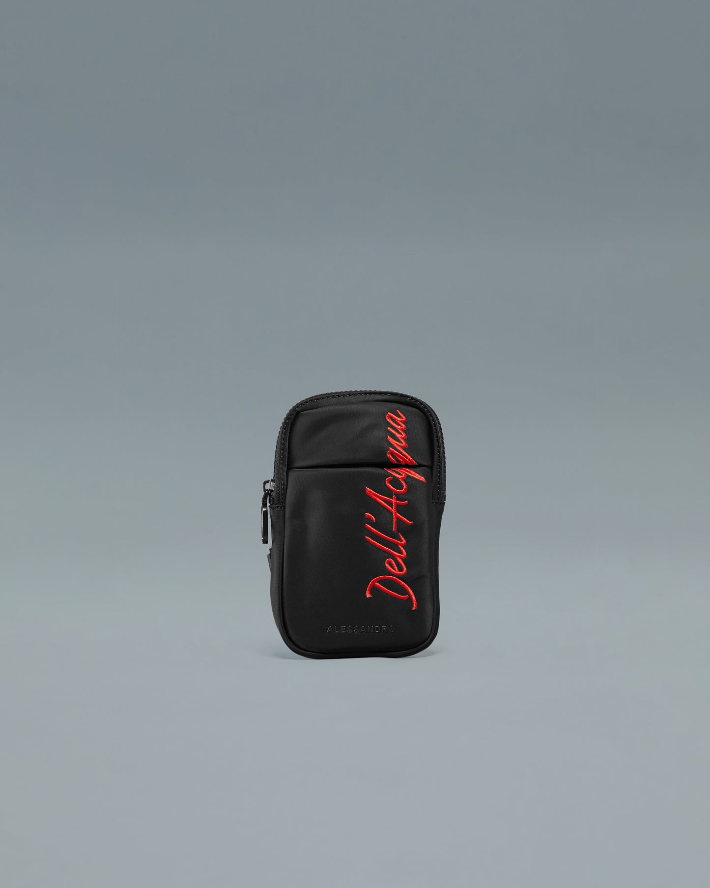 Contrasting Embroidered Crossbody Bag