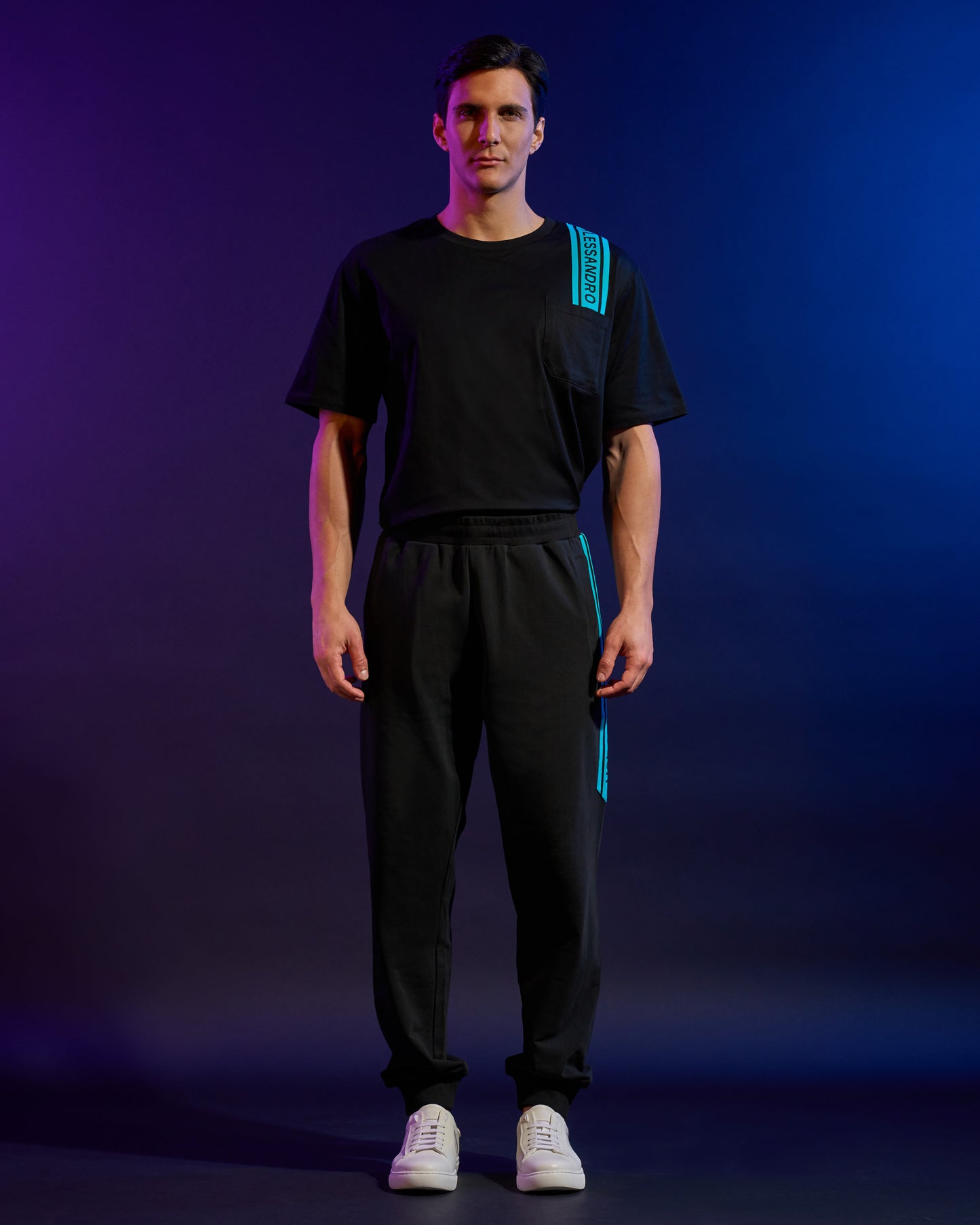 Jacquard ADA Print Track Pants