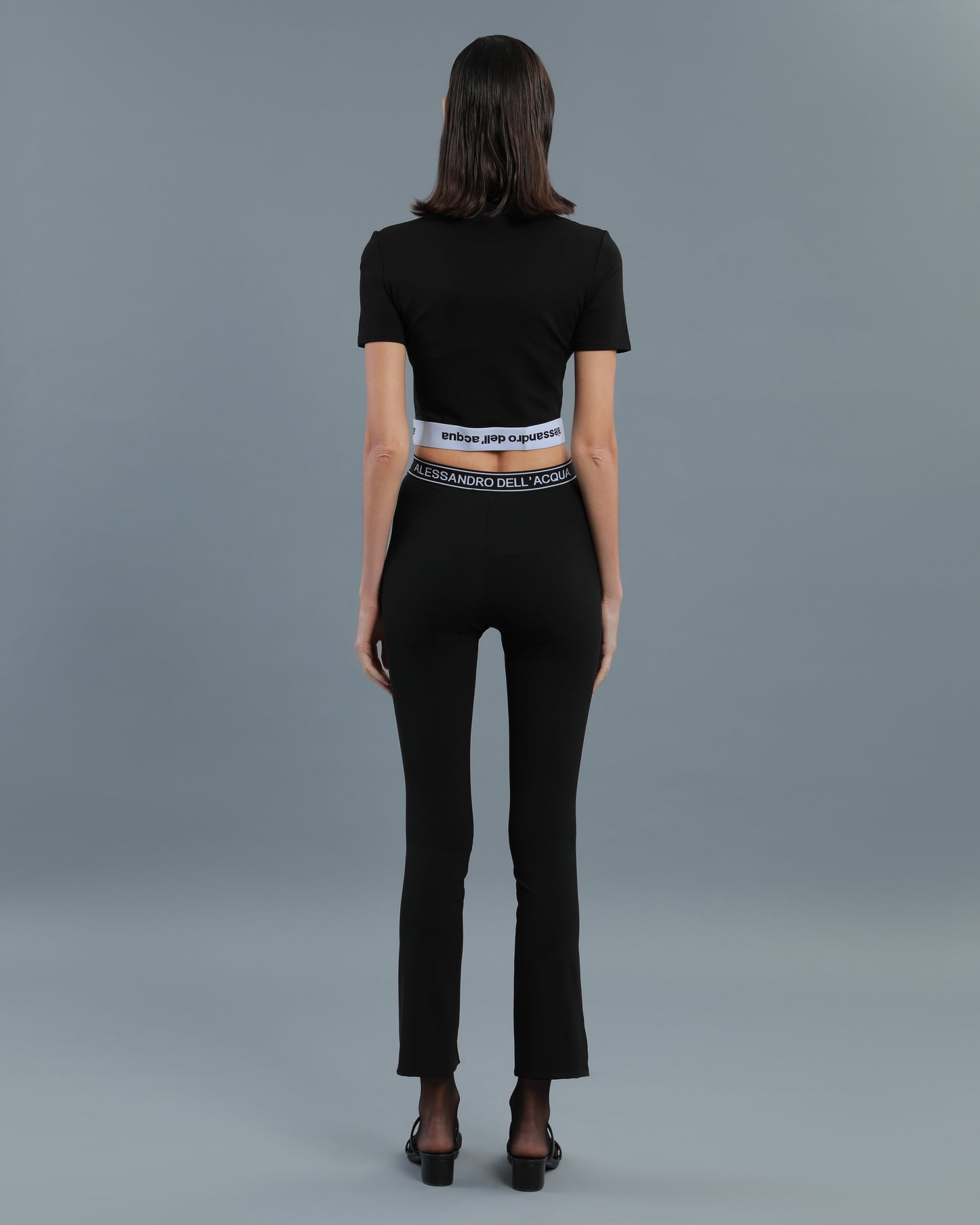 Logo Band Cropped T-Shirt