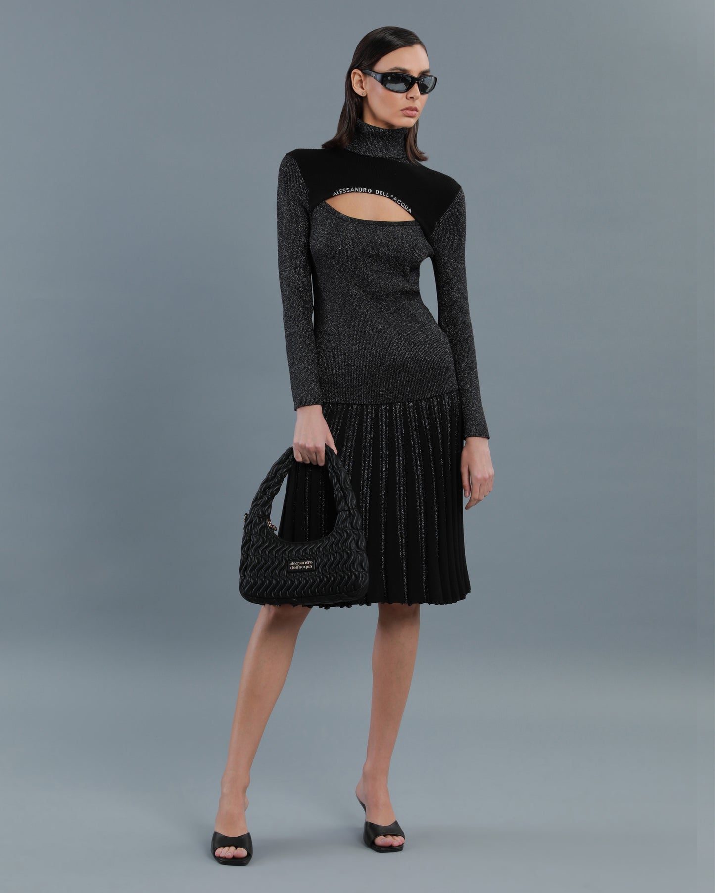 Lurex-blend Cut-out Top