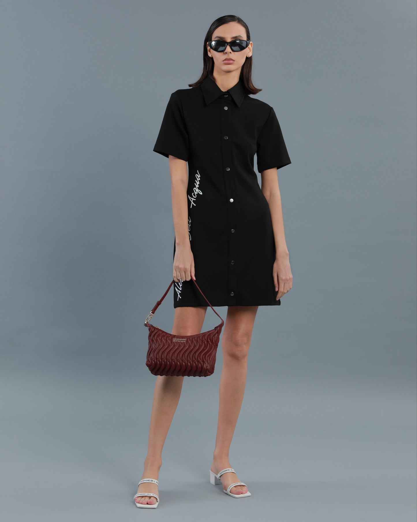 Signature Logo Shirt Dress