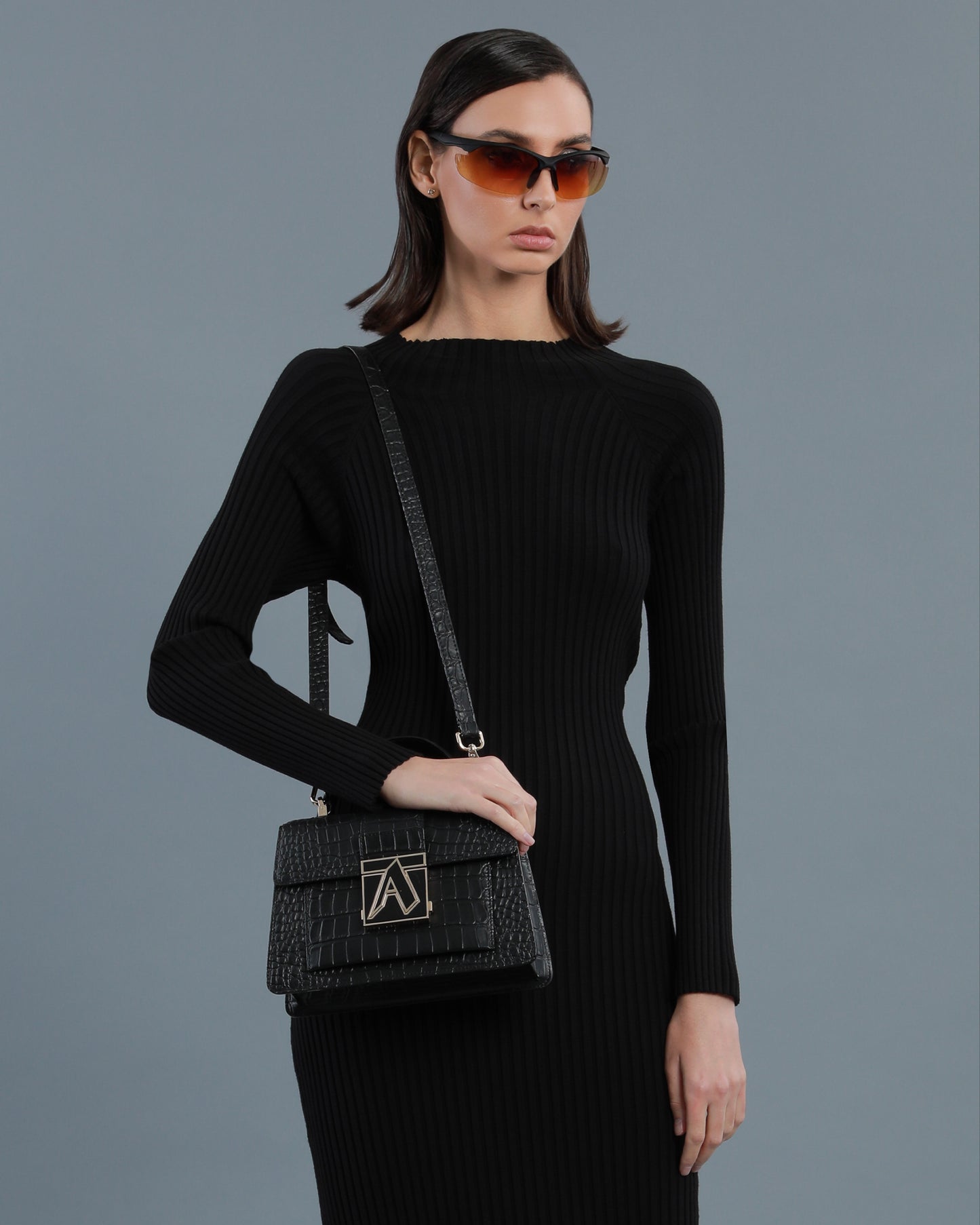 Cut-Out Knitted Dress