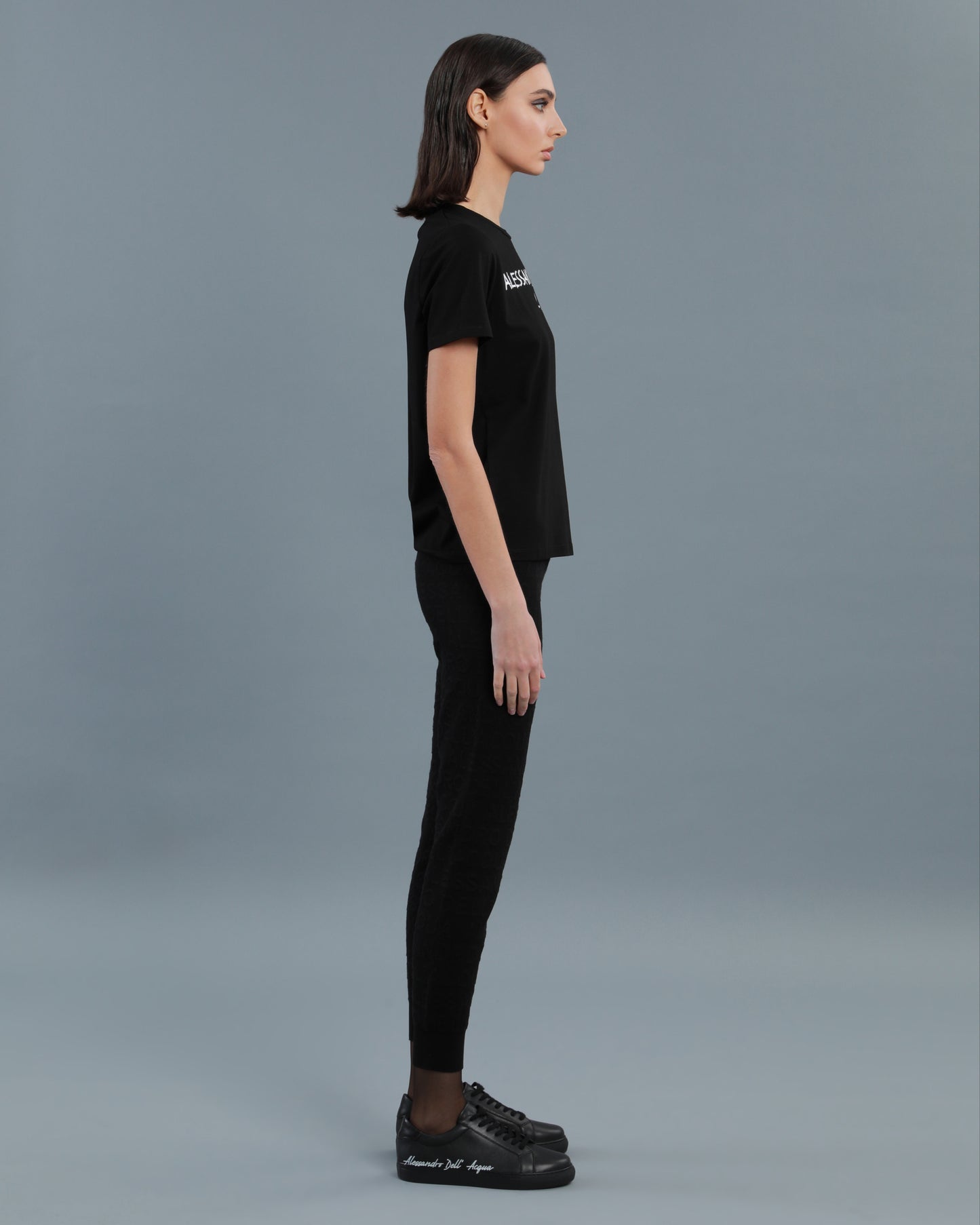 Logo Print Crew Neck T-Shirt