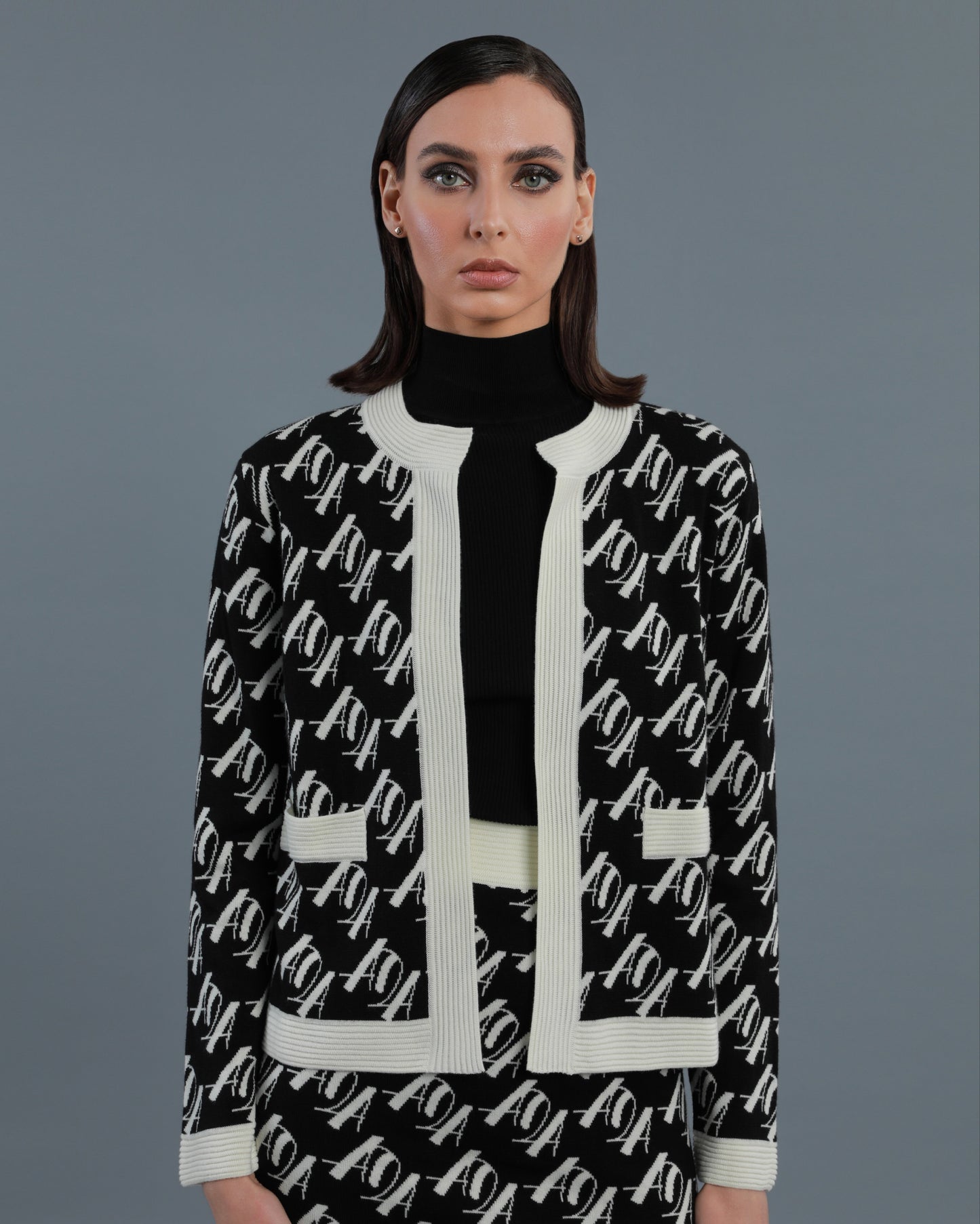 ADA Monogram Cardigan