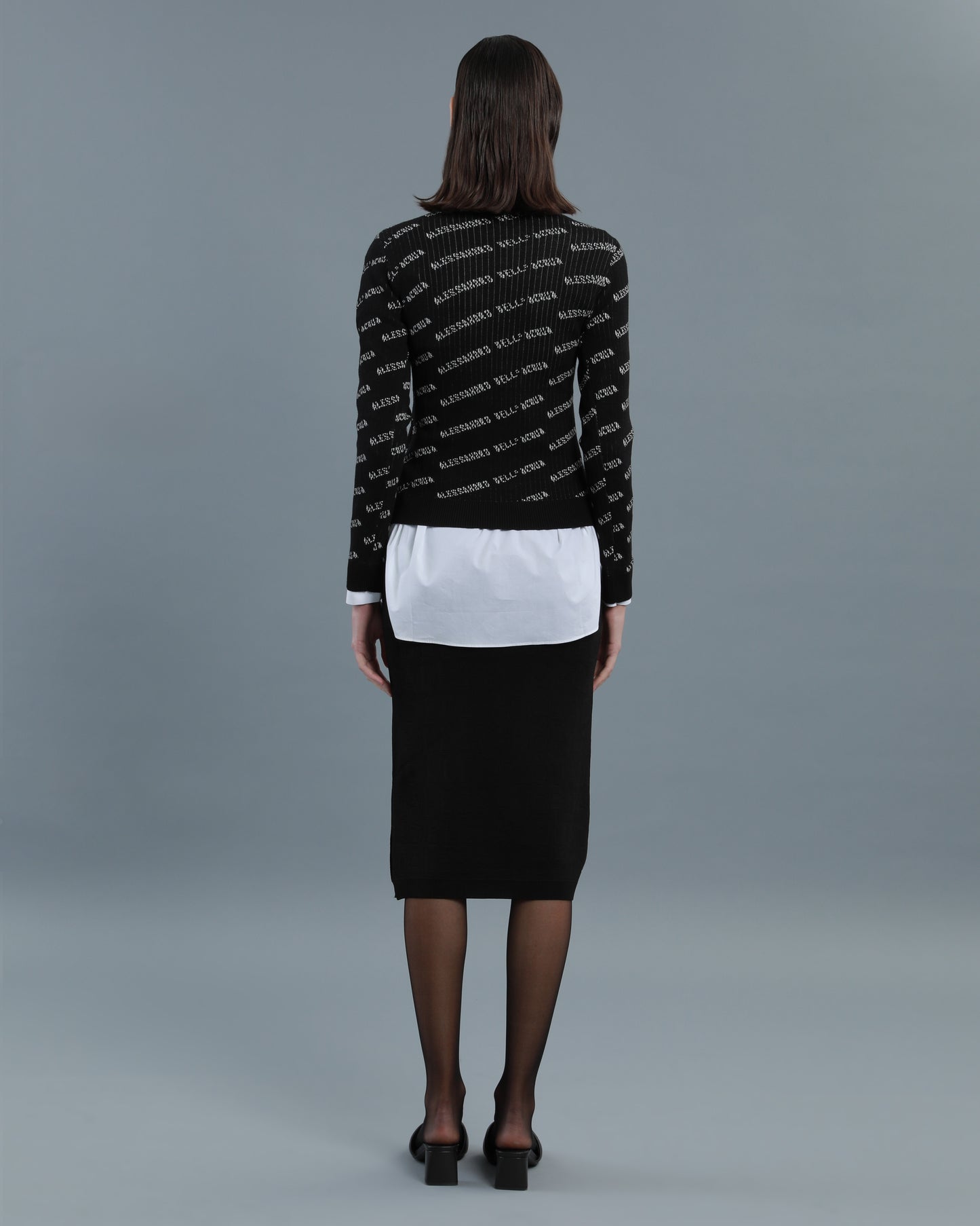 All-Over Logo Sweater