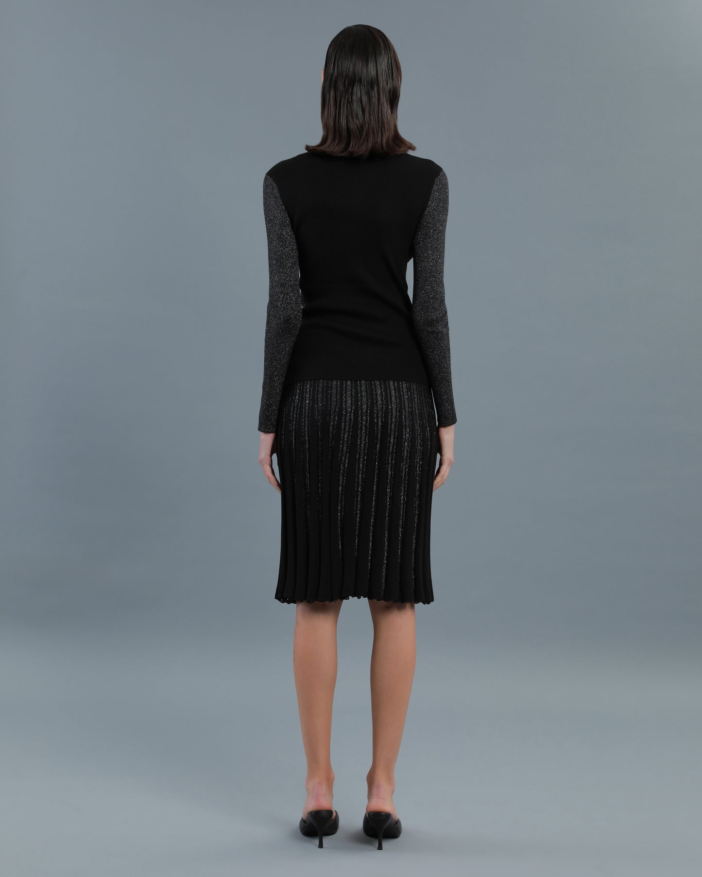 Lurex-blend Cut-out Top