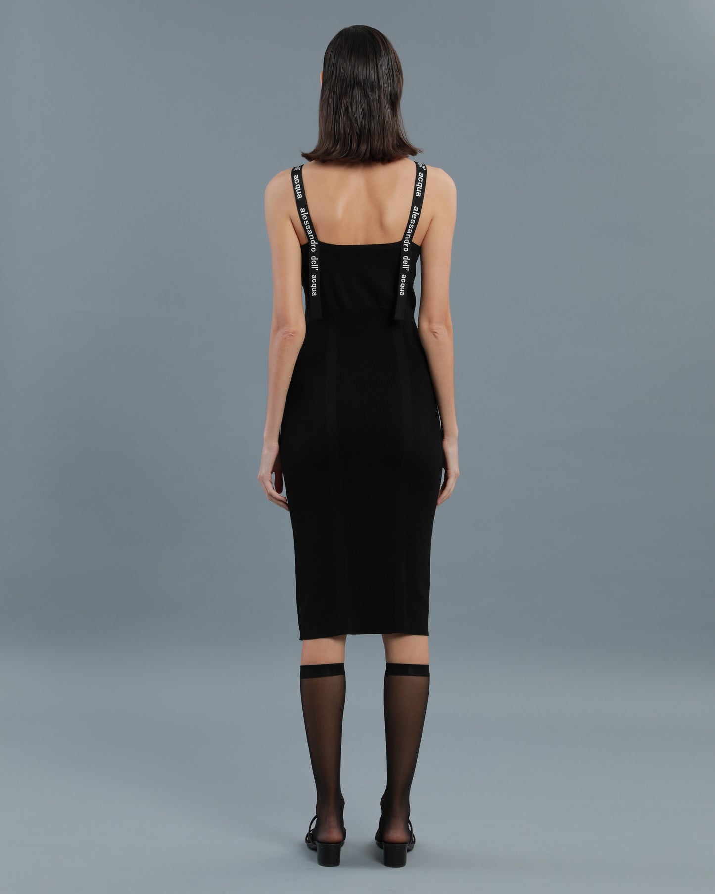 Logo Band Midi Dress