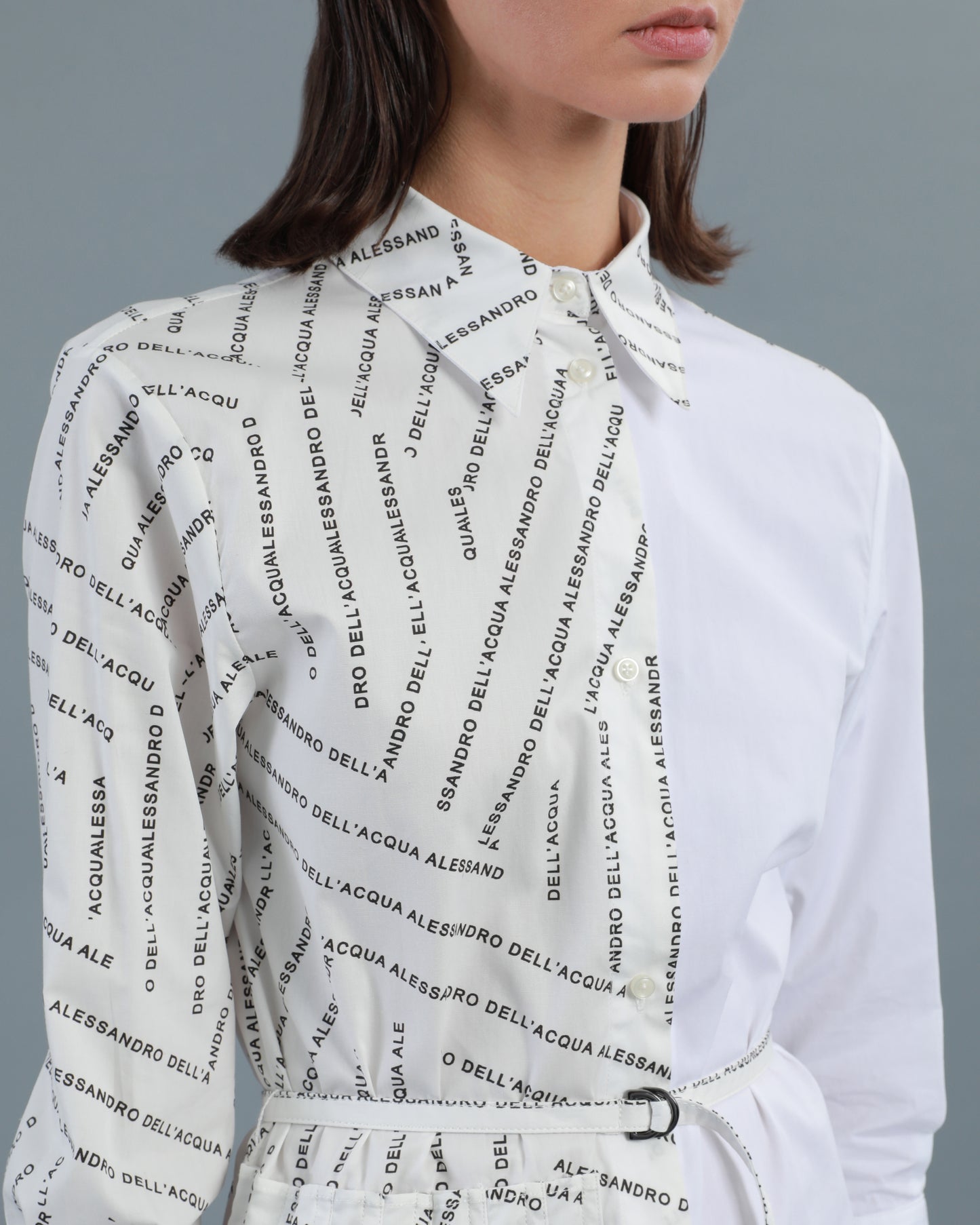 Asymmetric Shirt Dress