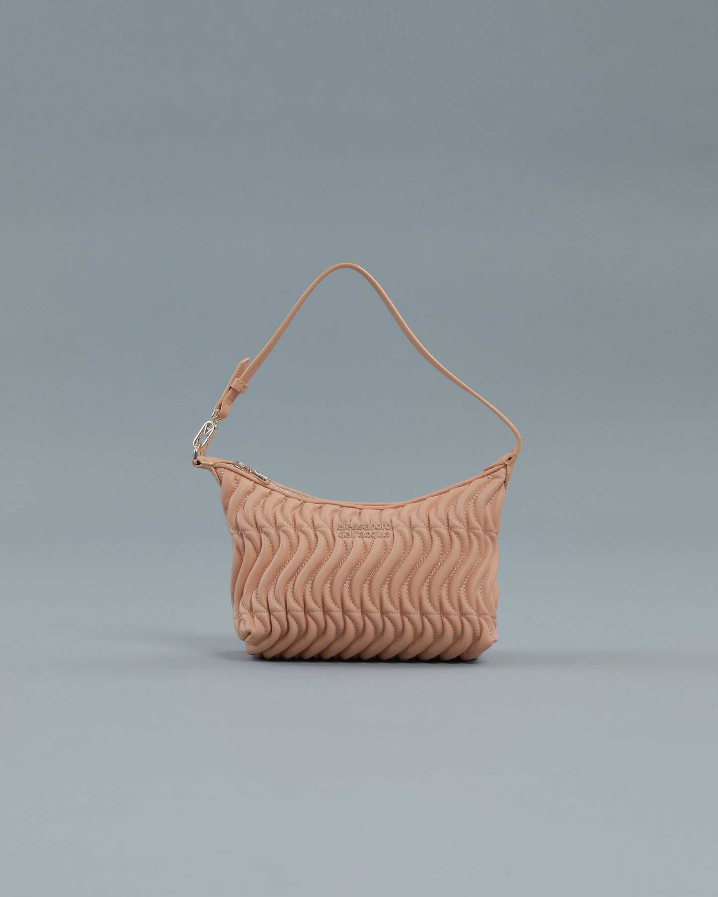 Quilted Shoulder Bag in Beige
