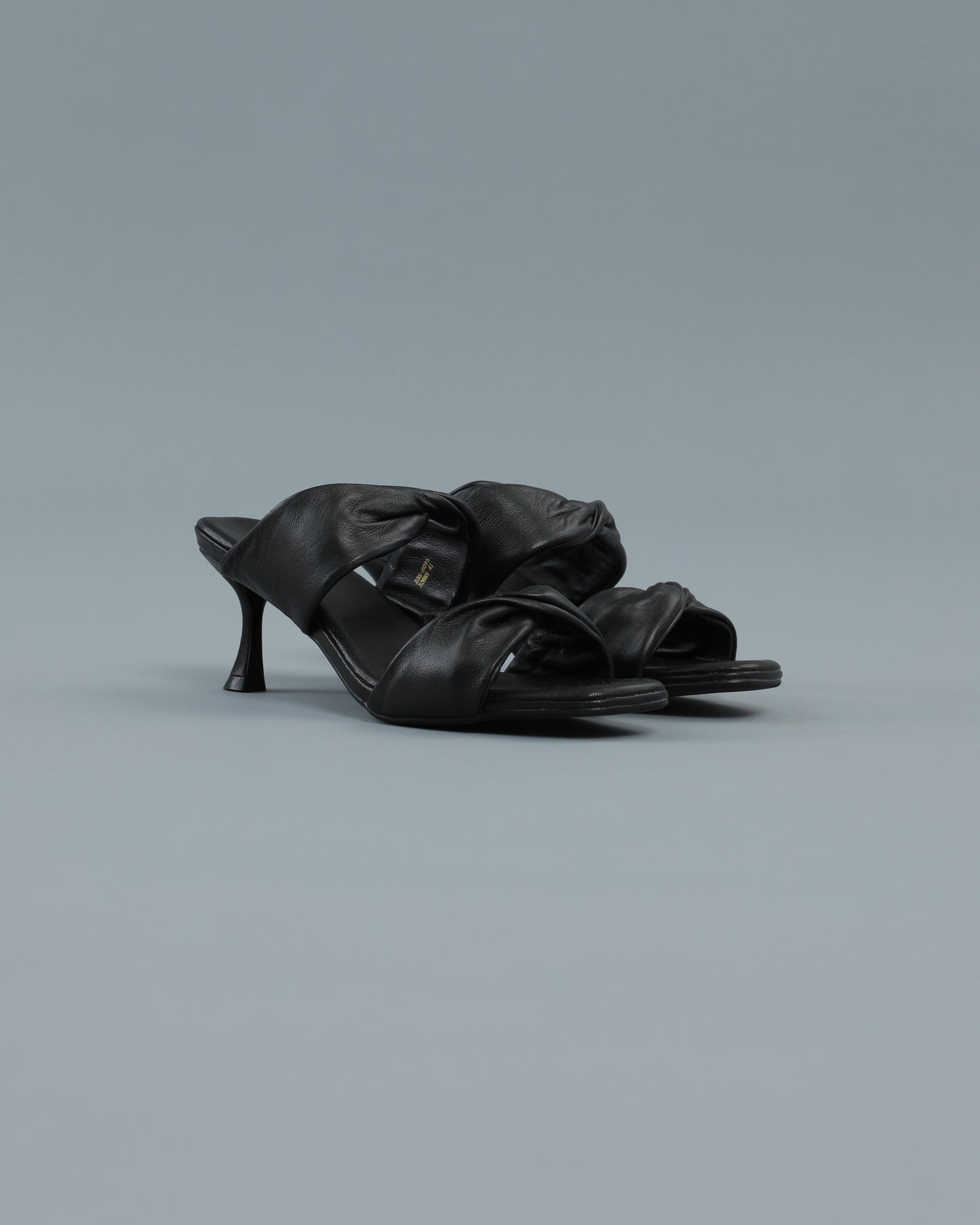 Twist Strap Heeled Sandals