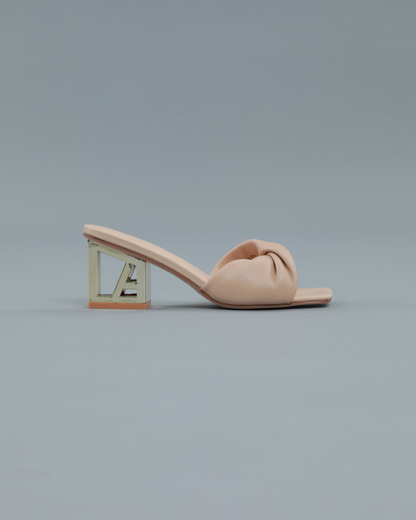 Logo Heeled Mule