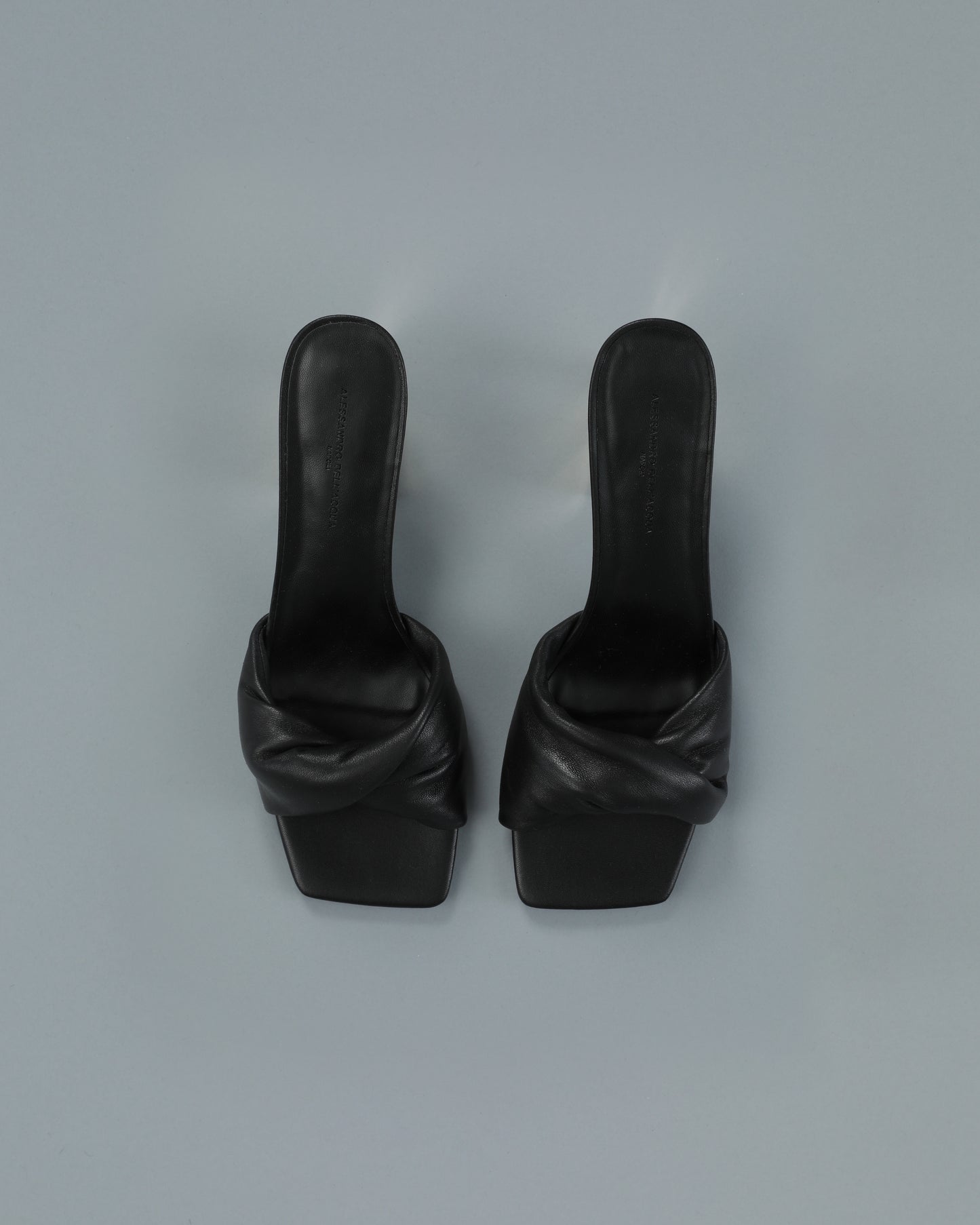 Logo Heeled Mule