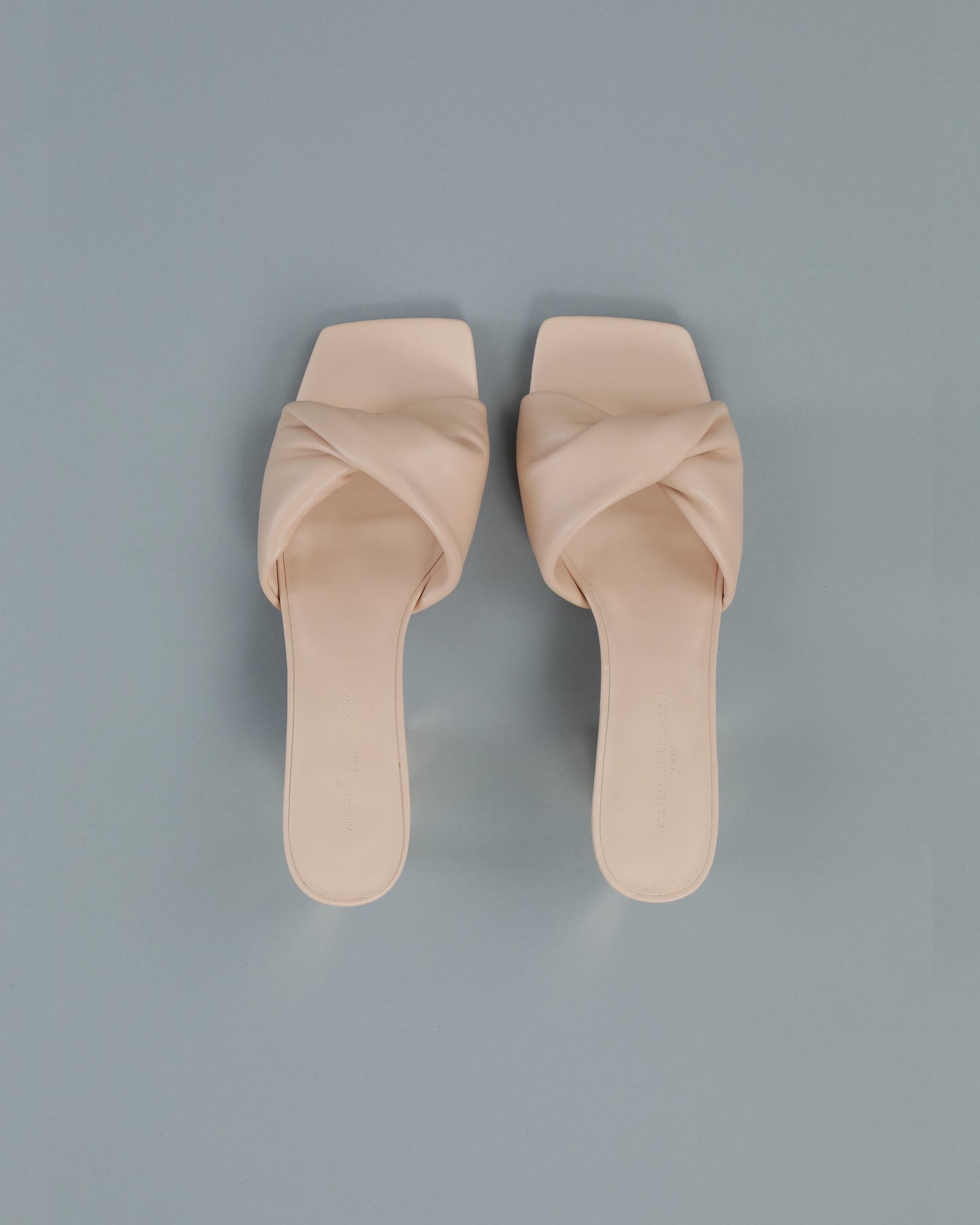 Logo Heeled Mule