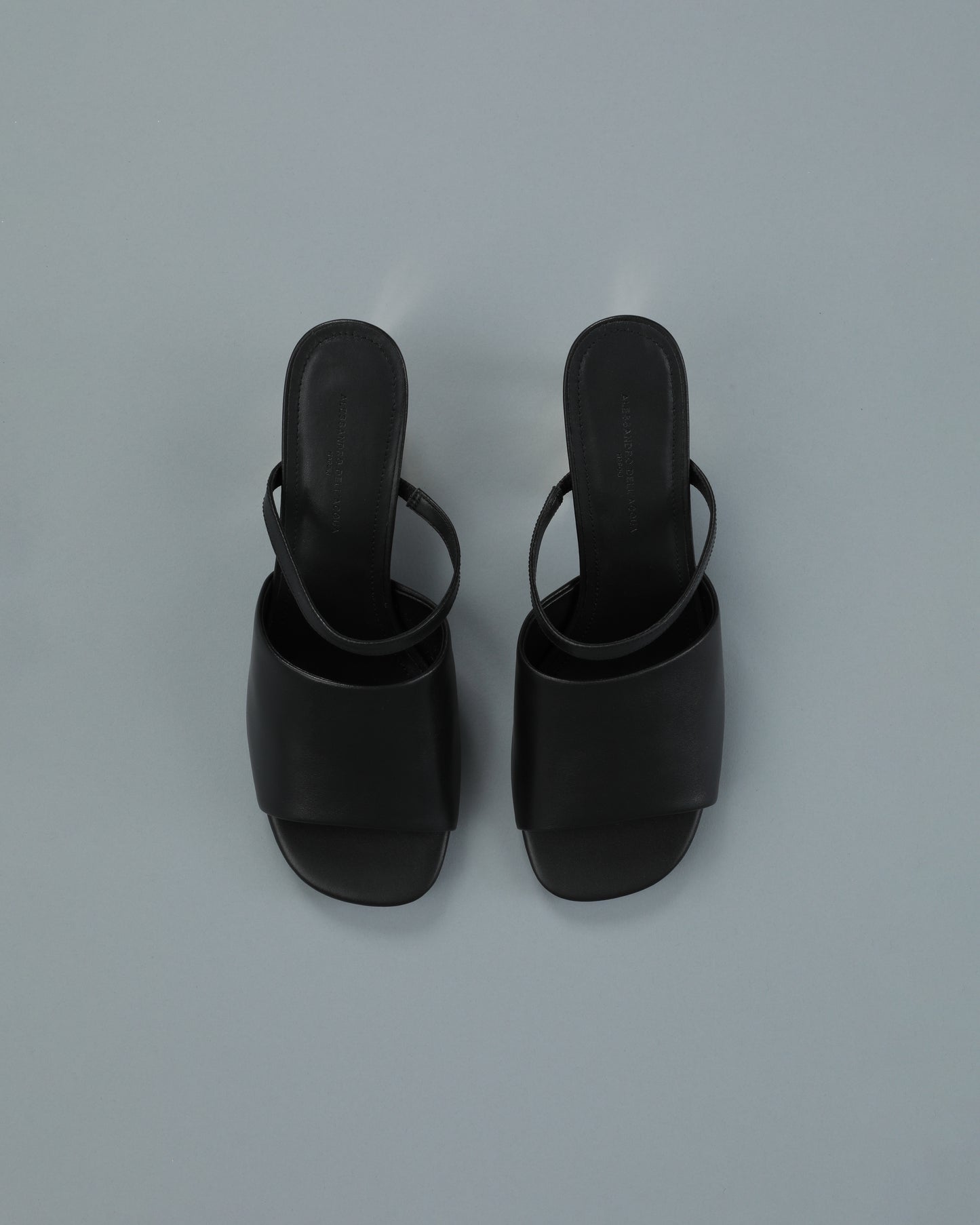 Logo Heeled Mule