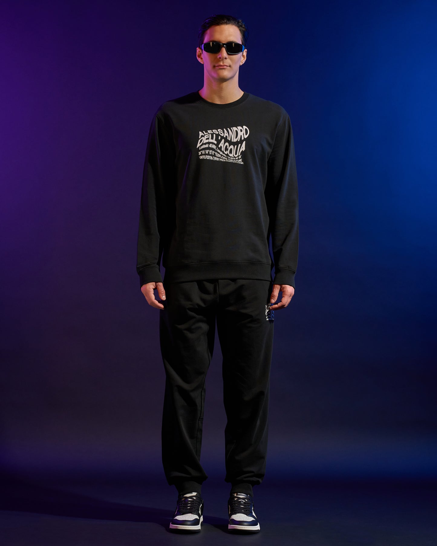 Distorted ADA Print Sweatshirt