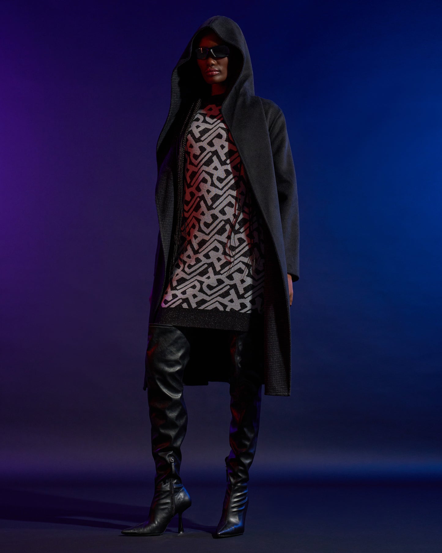 Hooded Reversible Coat