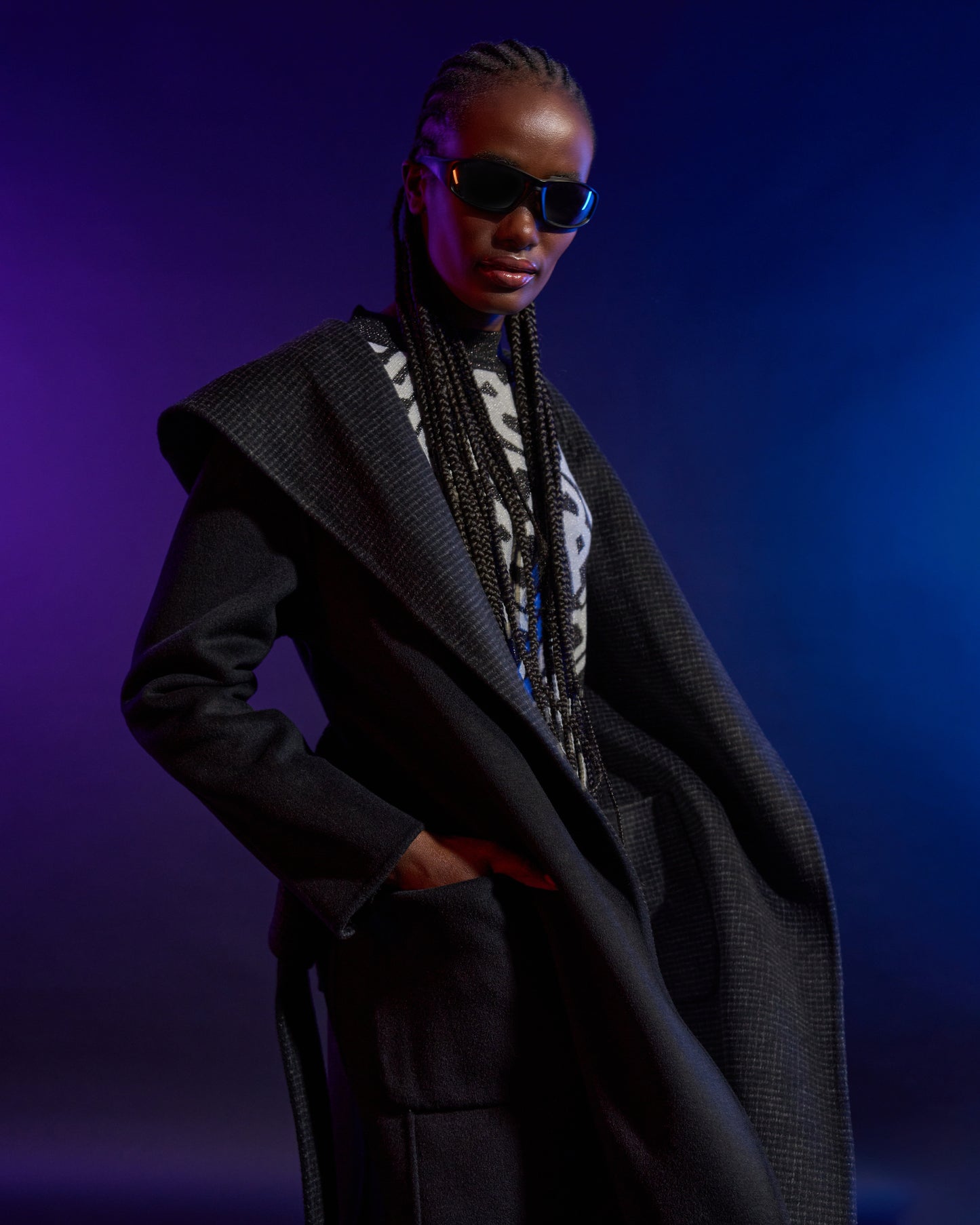 Hooded Reversible Coat