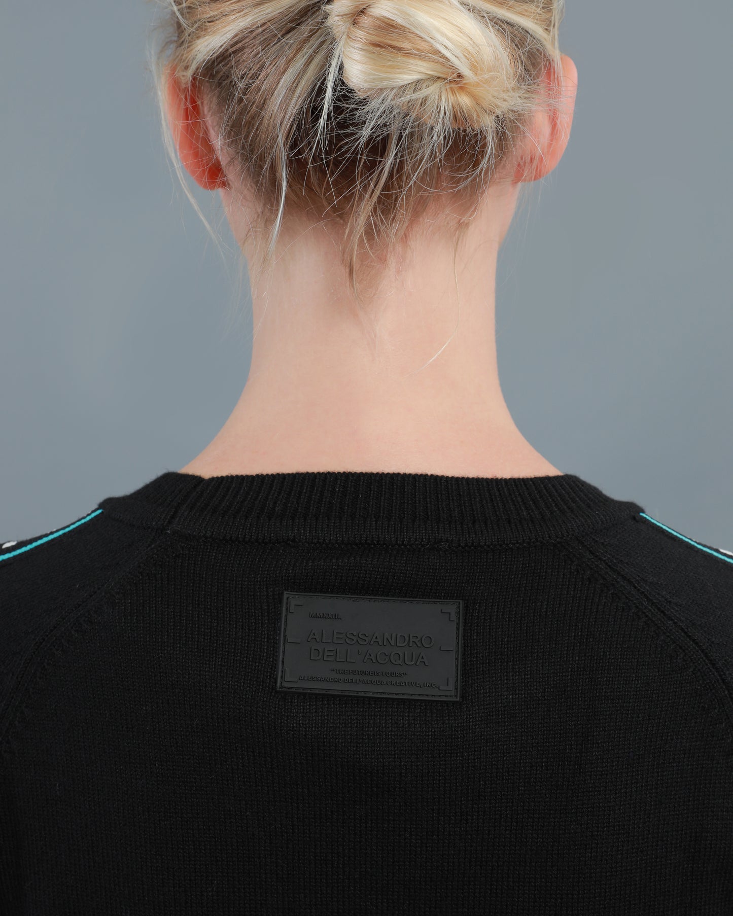 Logo Tape Knitted Sweater