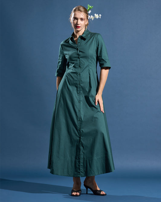 Button-Down Maxi Dress
