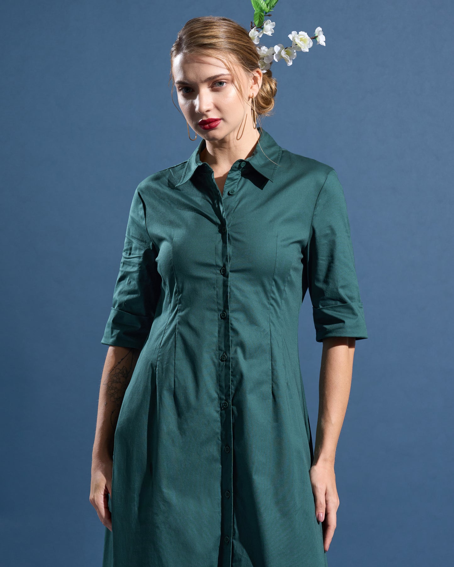 Button-Down Maxi Dress