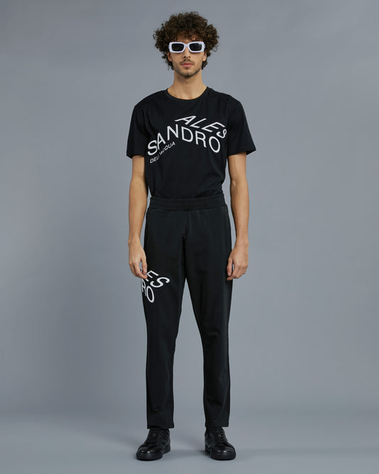 Brand Embroidered Track Pants