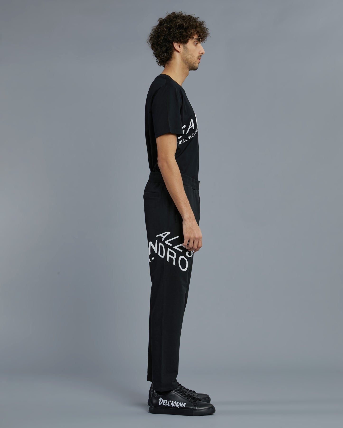 Brand Embroidered Track Pants