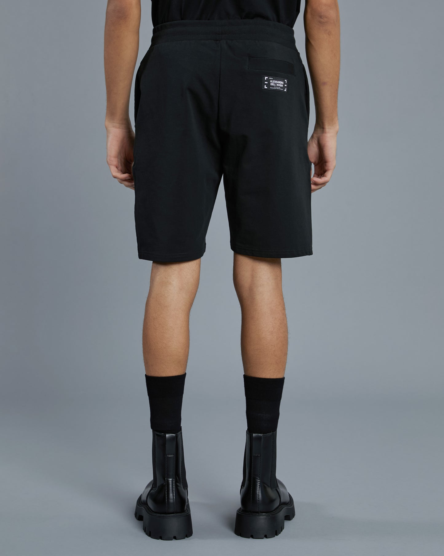 Patched Side Track Shorts