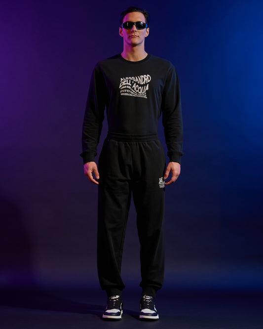 Distorted ADA Print Track Pants