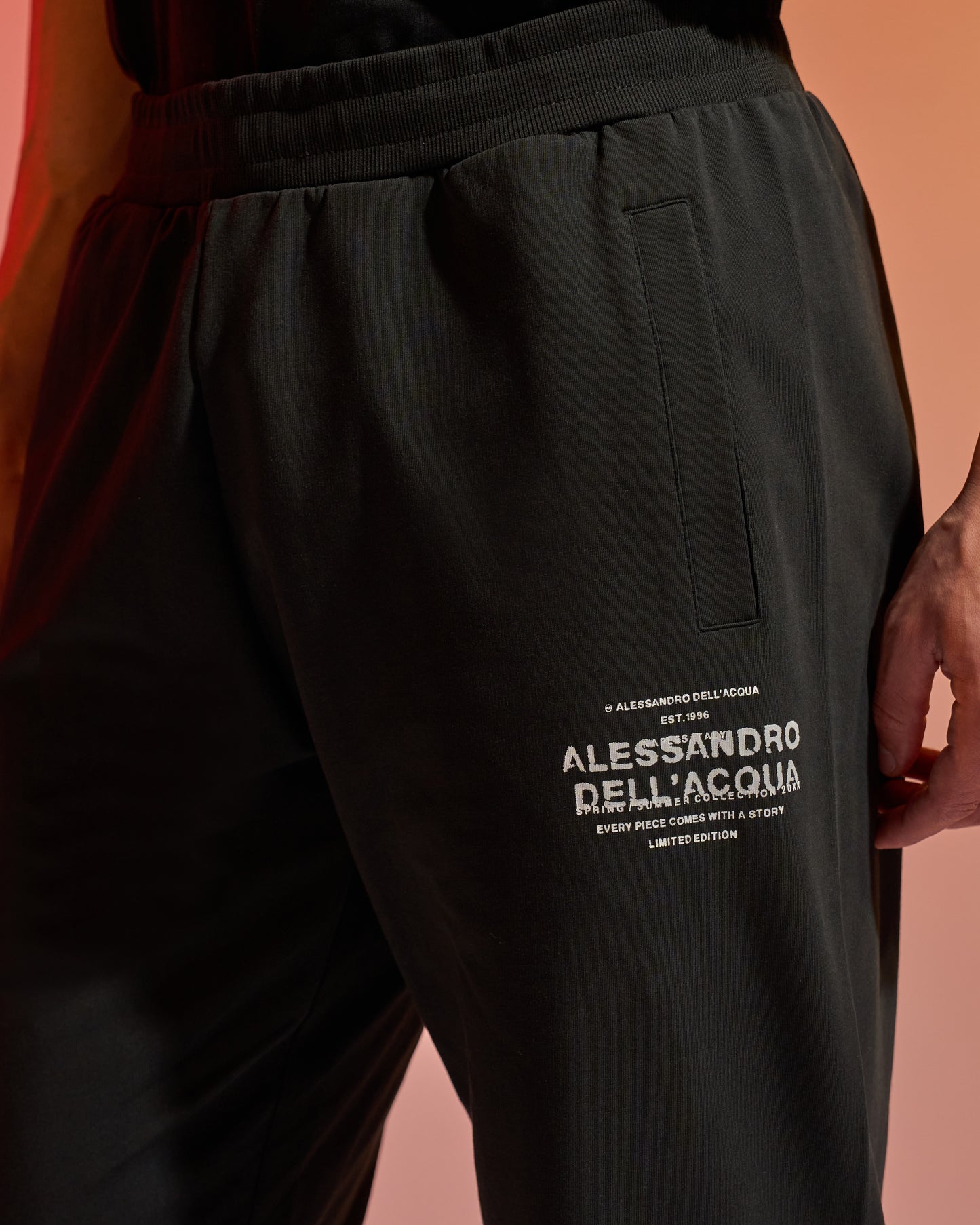 Subtle ADA Print Track Pants