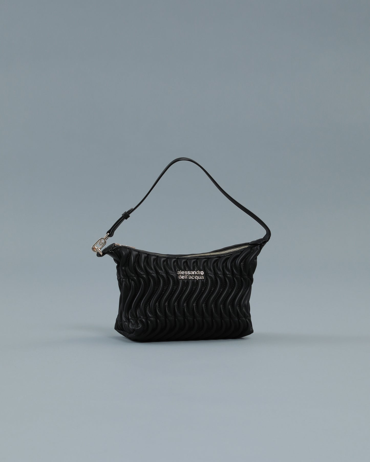 Quilted Shoulder Bag in Black
